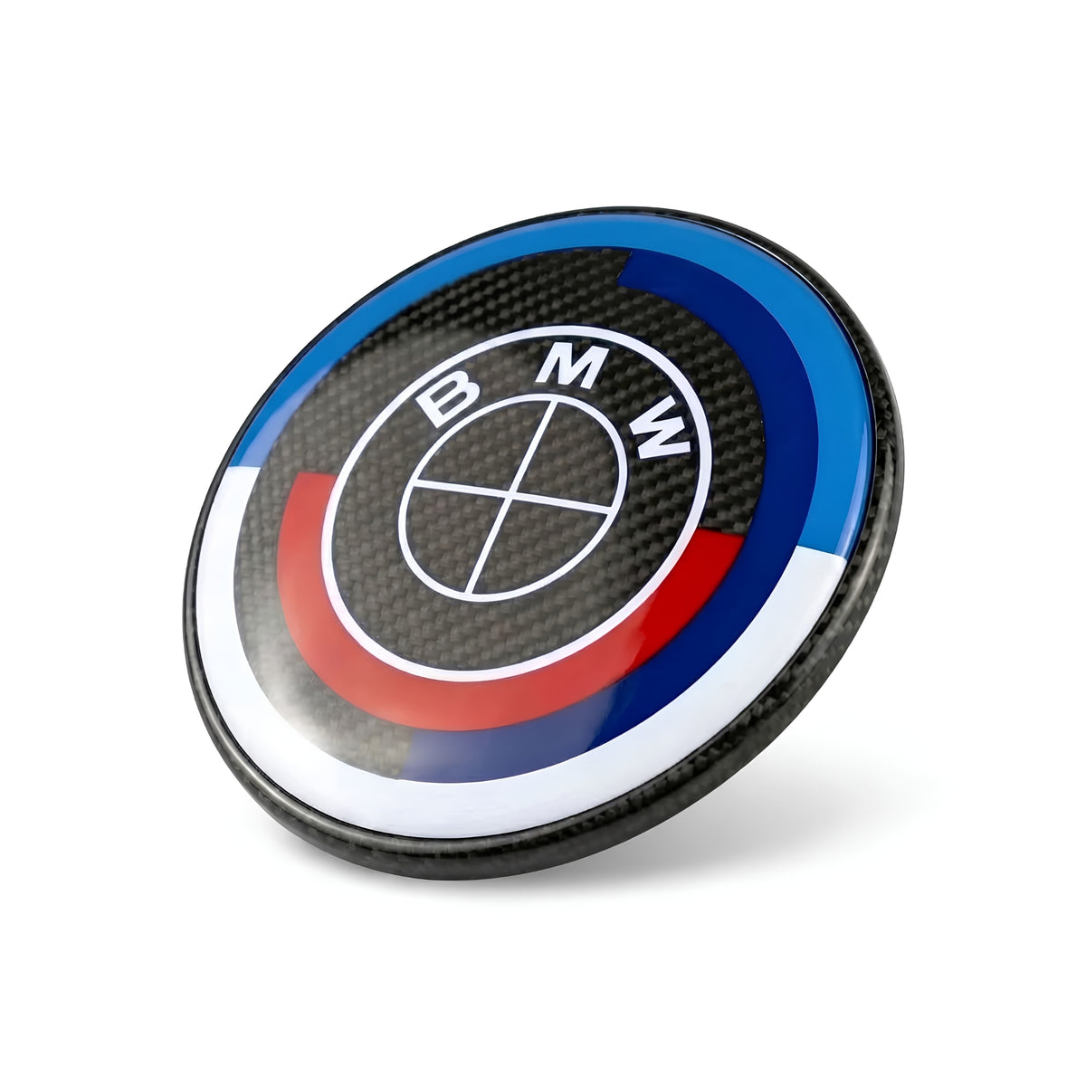 BMW 50th Anniversary Badge | Black Carbon