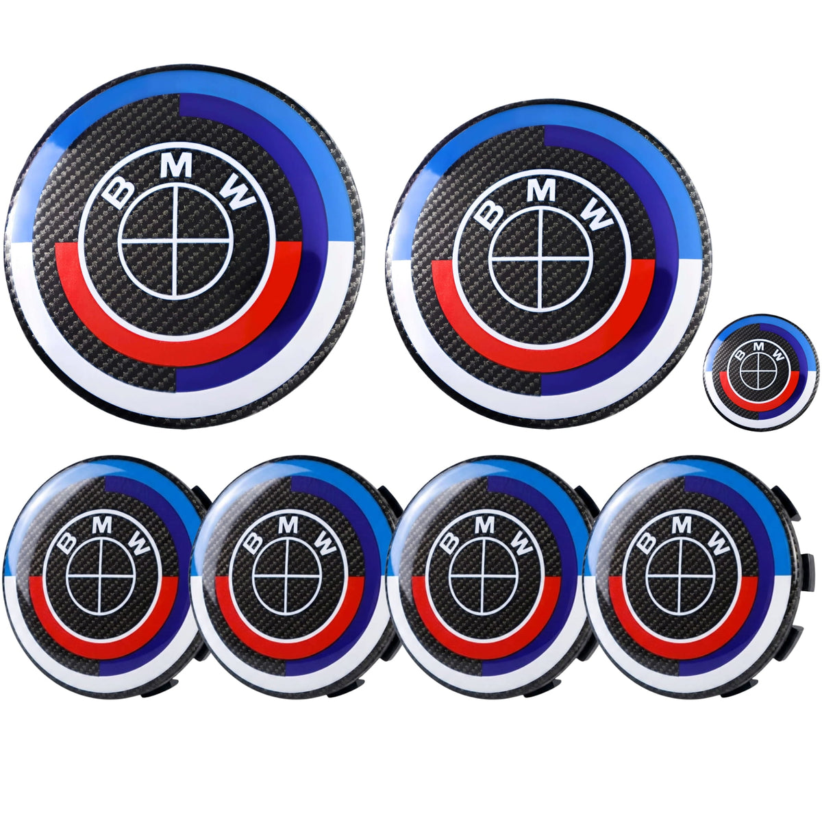 BMW 50th Anniversary Badge | Black Carbon