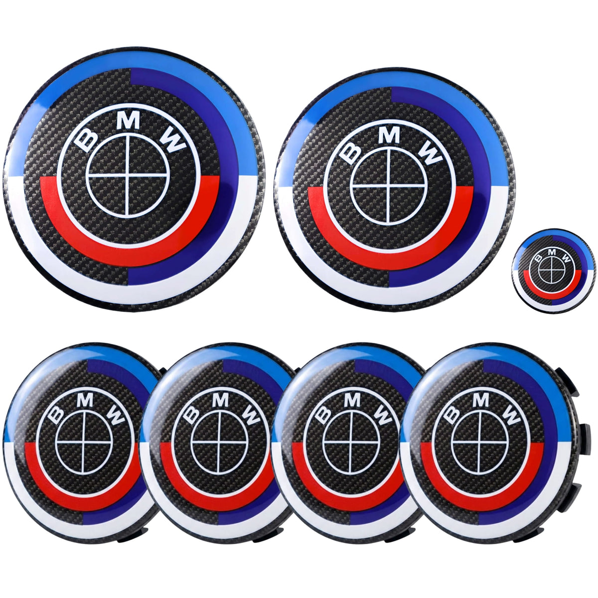 BMW 50th Anniversary Badge | Black Carbon