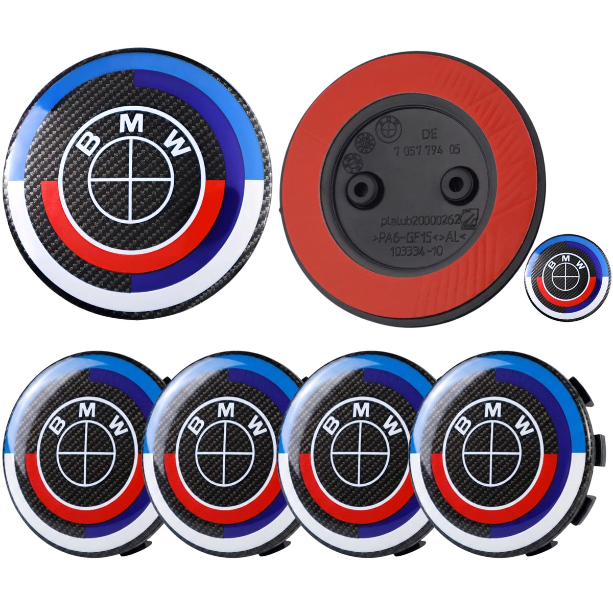 BMW 50th Anniversary Badge | Black Carbon