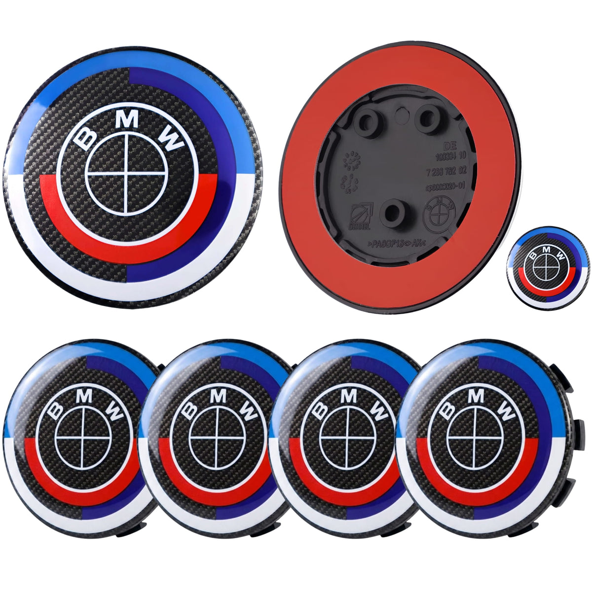 BMW 50th Anniversary Badge | Black Carbon