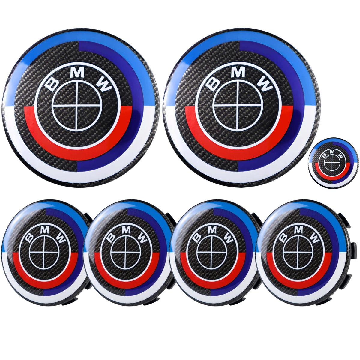 BMW 50th Anniversary Badge | Black Carbon