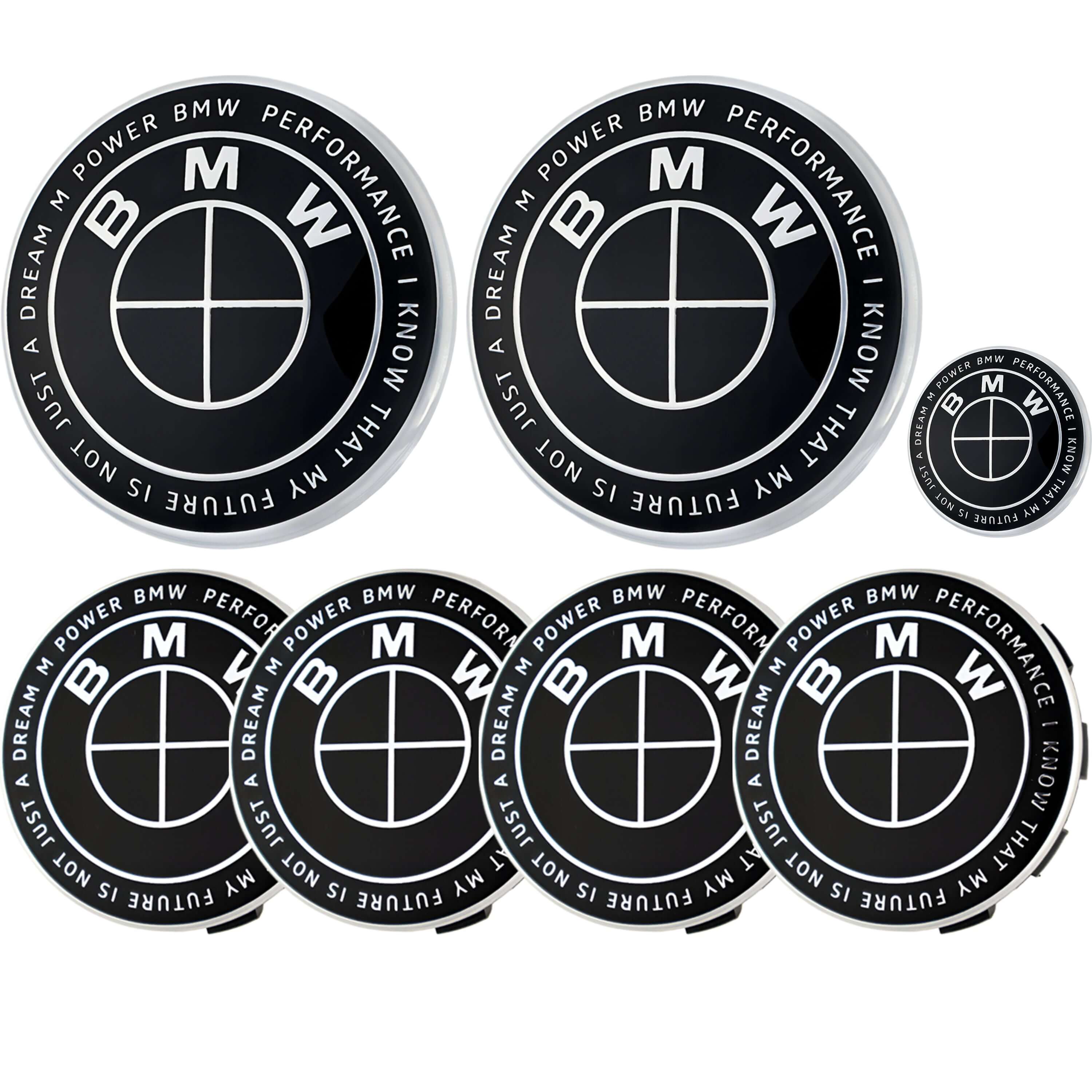 BMW Heritage Badge | Full Black