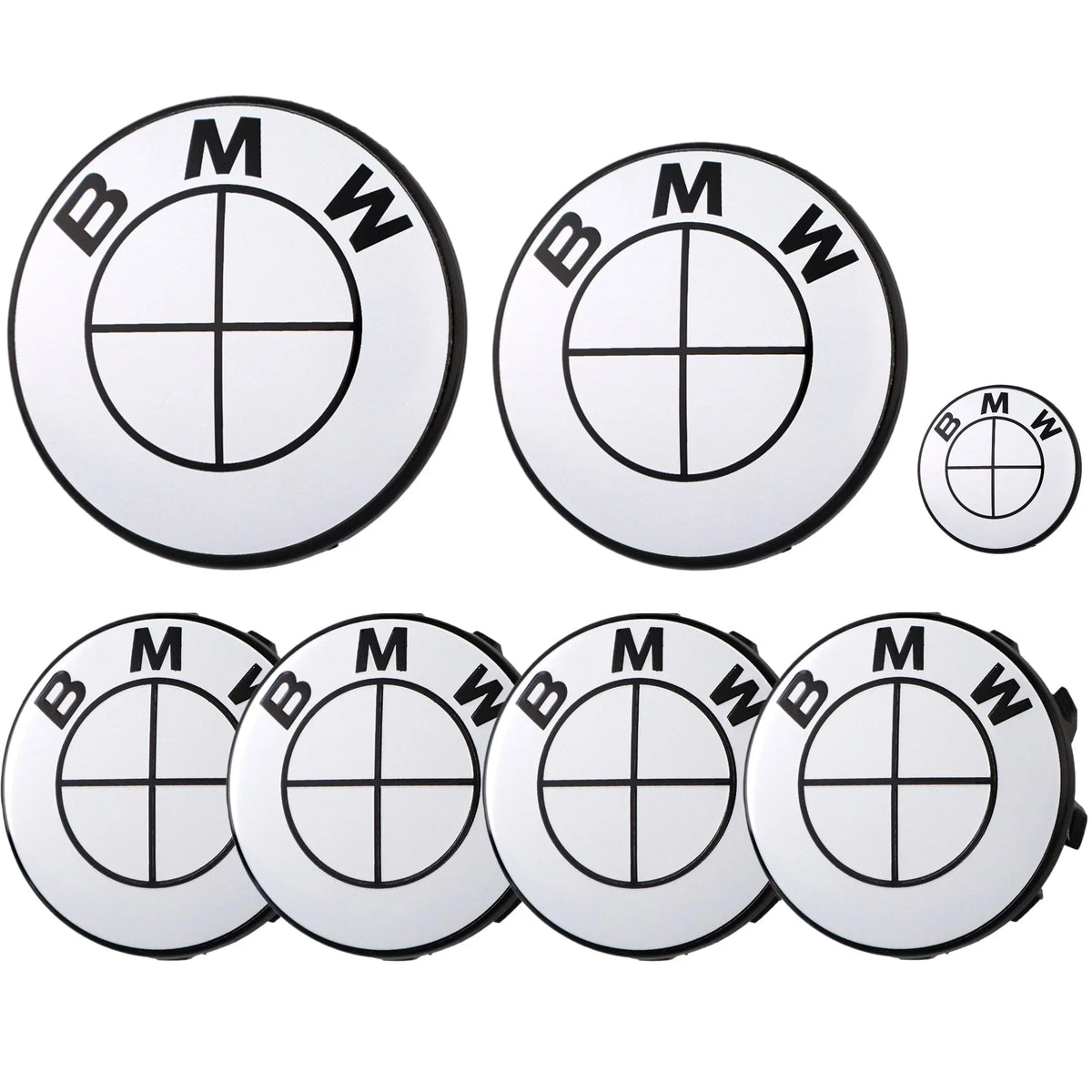 BMW Badge | Gloss White