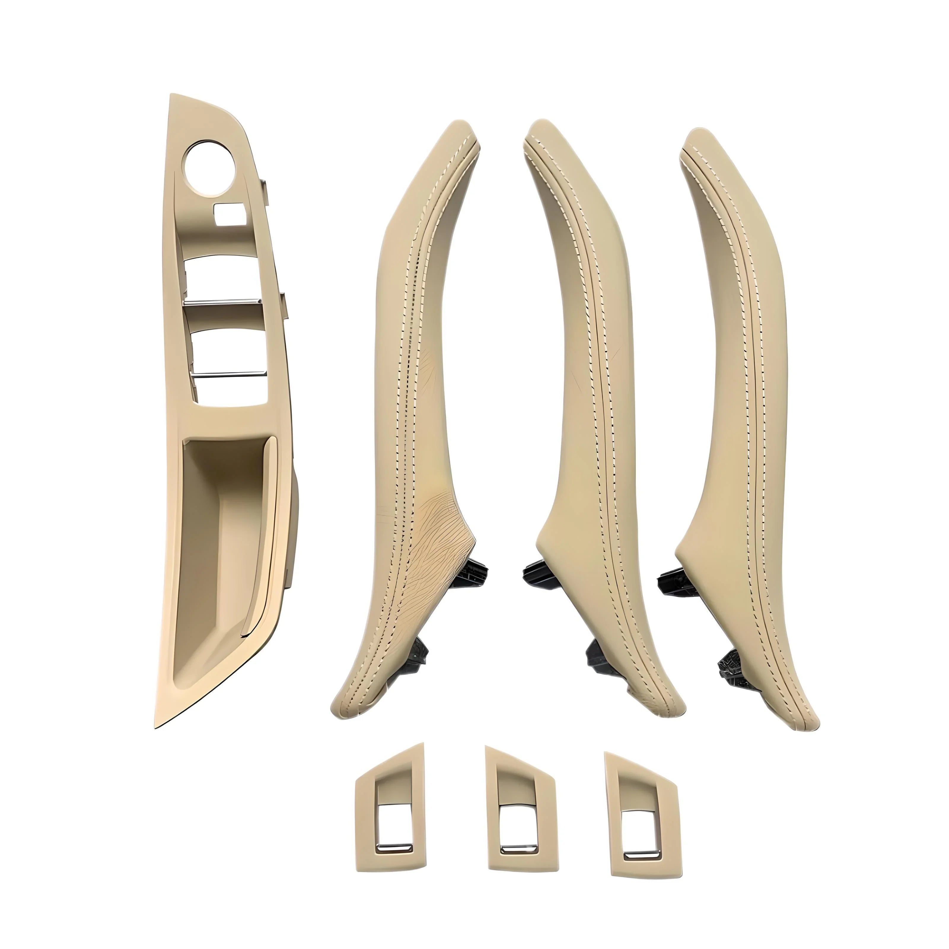 BMW Beige Door Handle and Trim Set – Beige – Compatible with BMW 5 Series F10 – Interior
