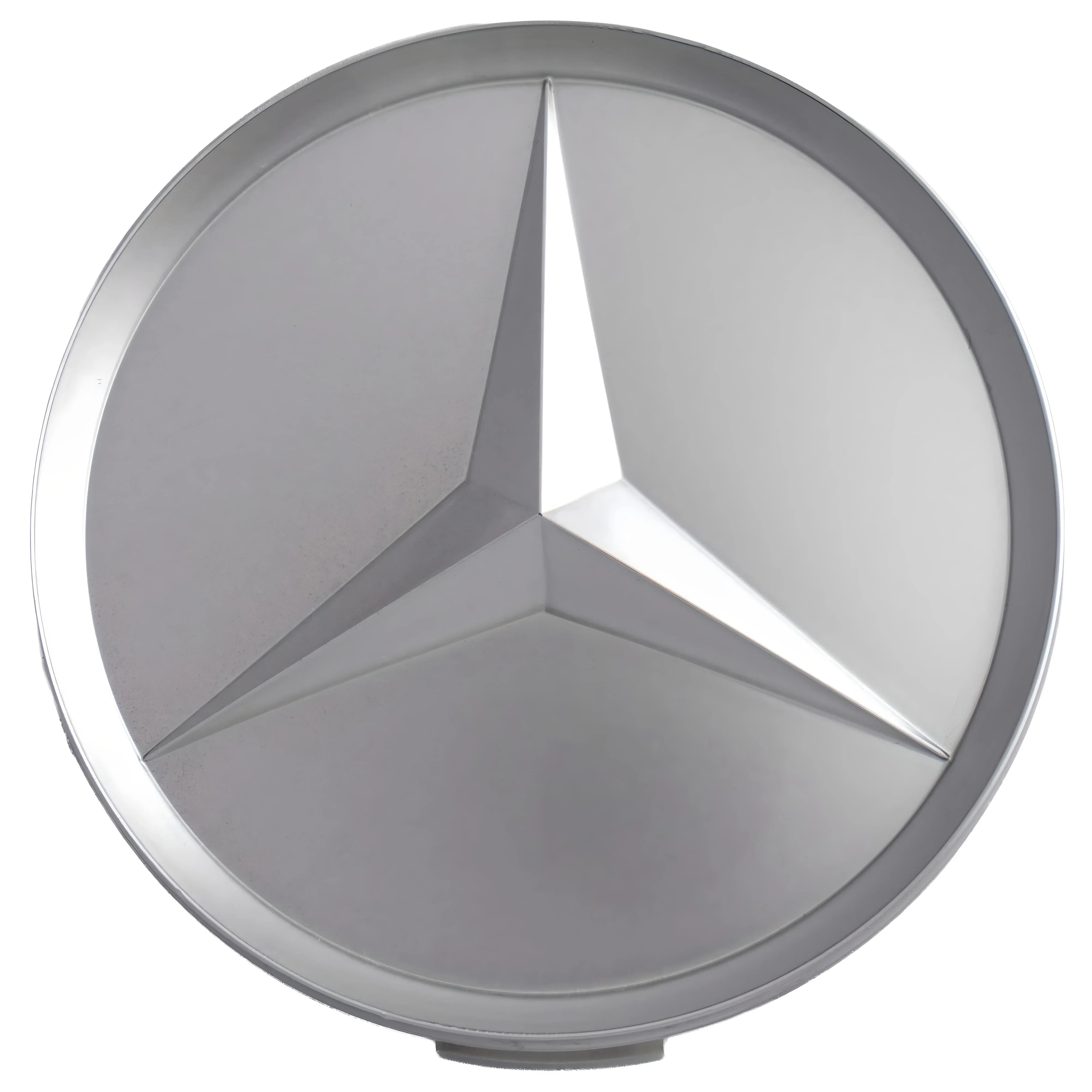 Mercedes Hub Caps | Matte Silver - Aftermarket - cirevon