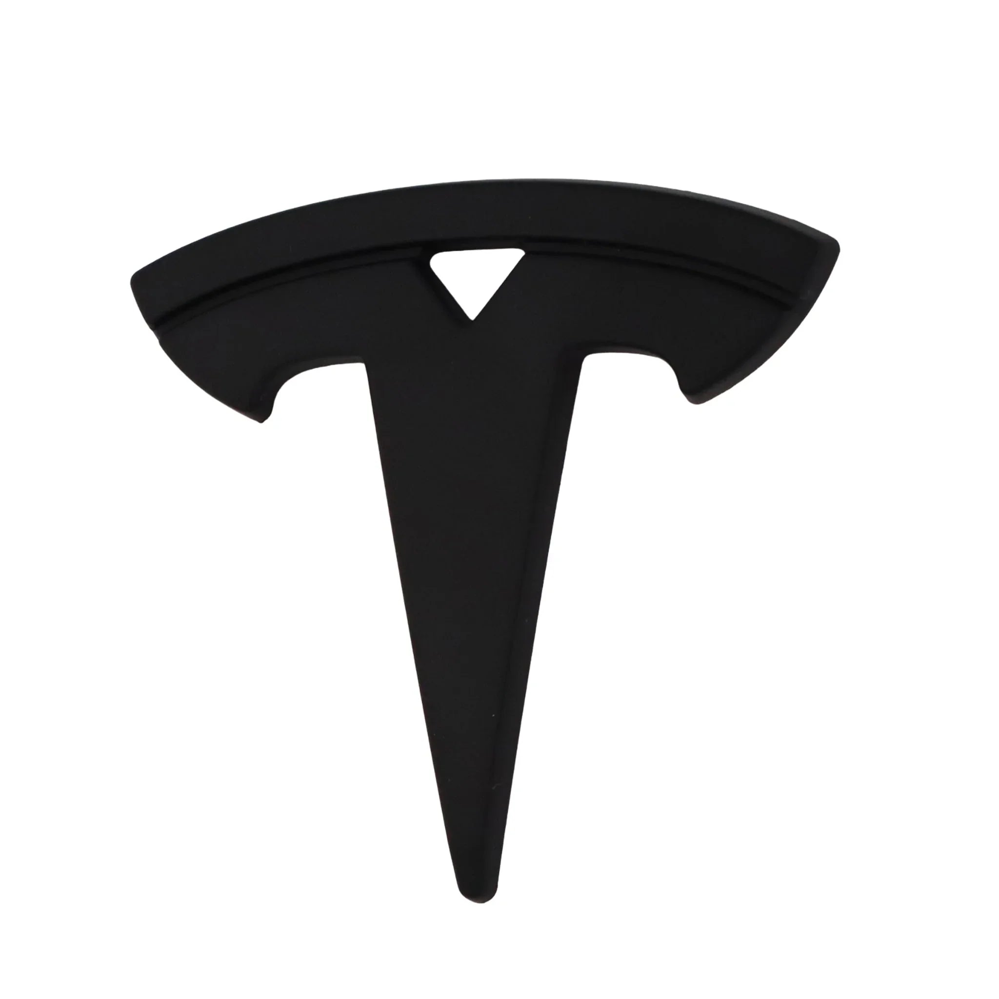 Tesla Emblem Überzug | Matt Schwarz
