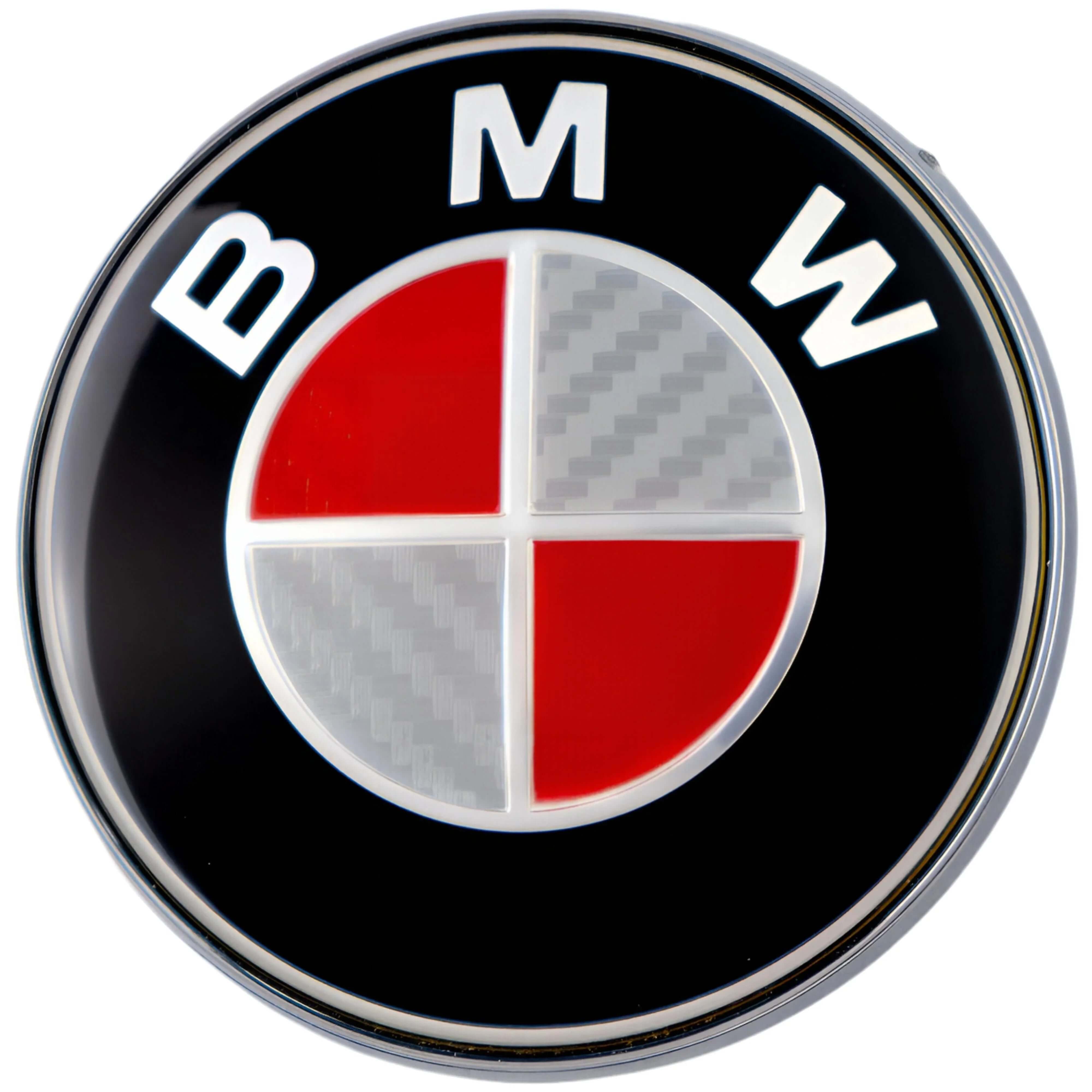 BMW Emblem | Rot & Grau
