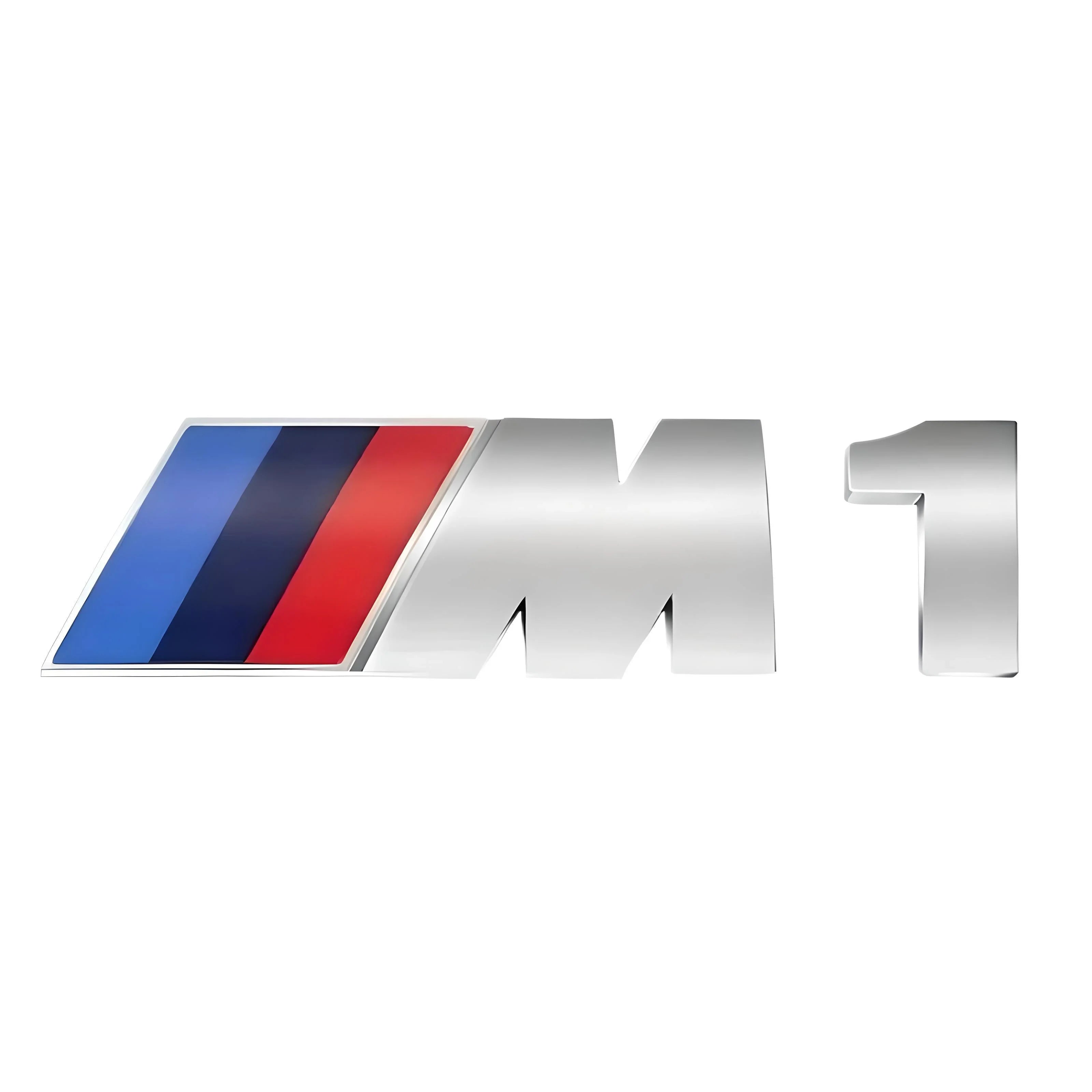 BMW M1 emblem – Silver – Compatible with BMW – Exterior