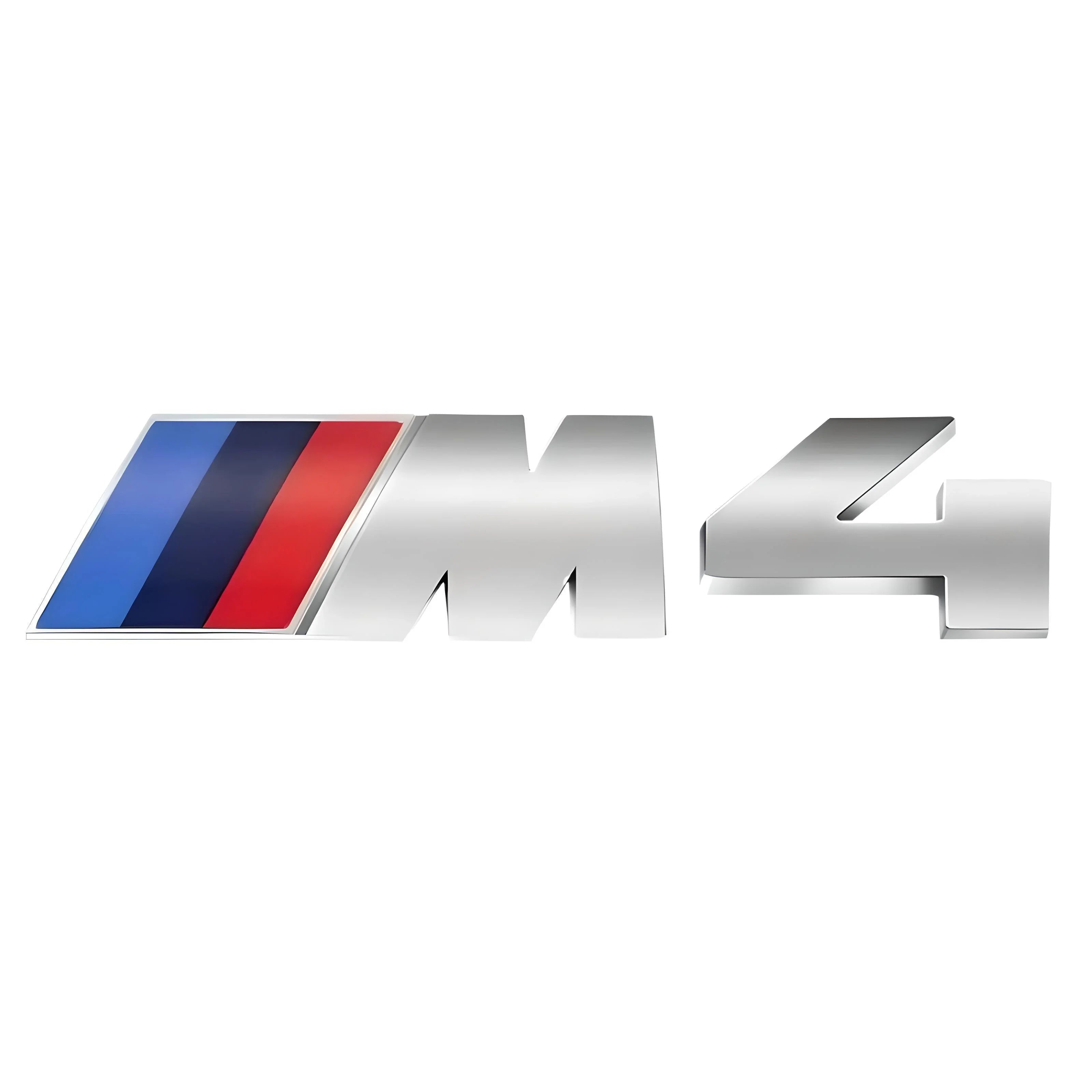 BMW M4 Emblem – Chrome – Compatible with BMW M4 – Exterior