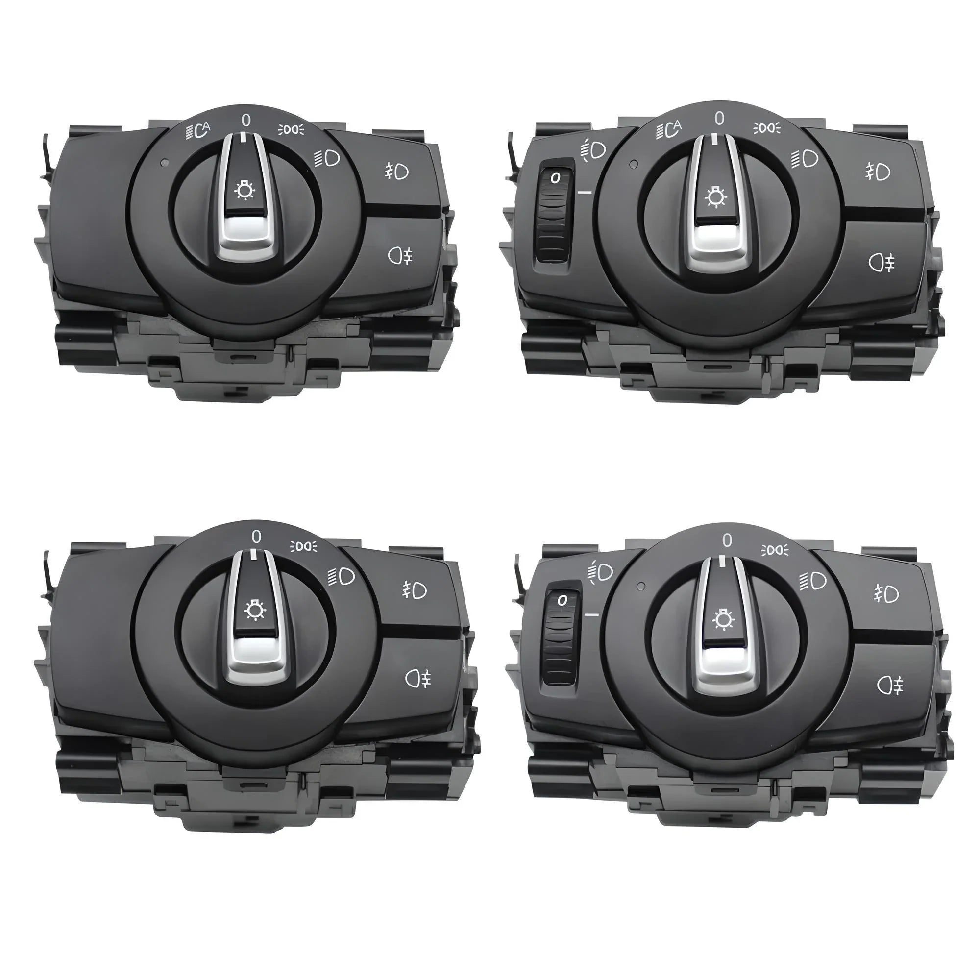 Headlight Switch Control – Black Finish – Compatible with BMW F30 3 Series – Interior Dashboard