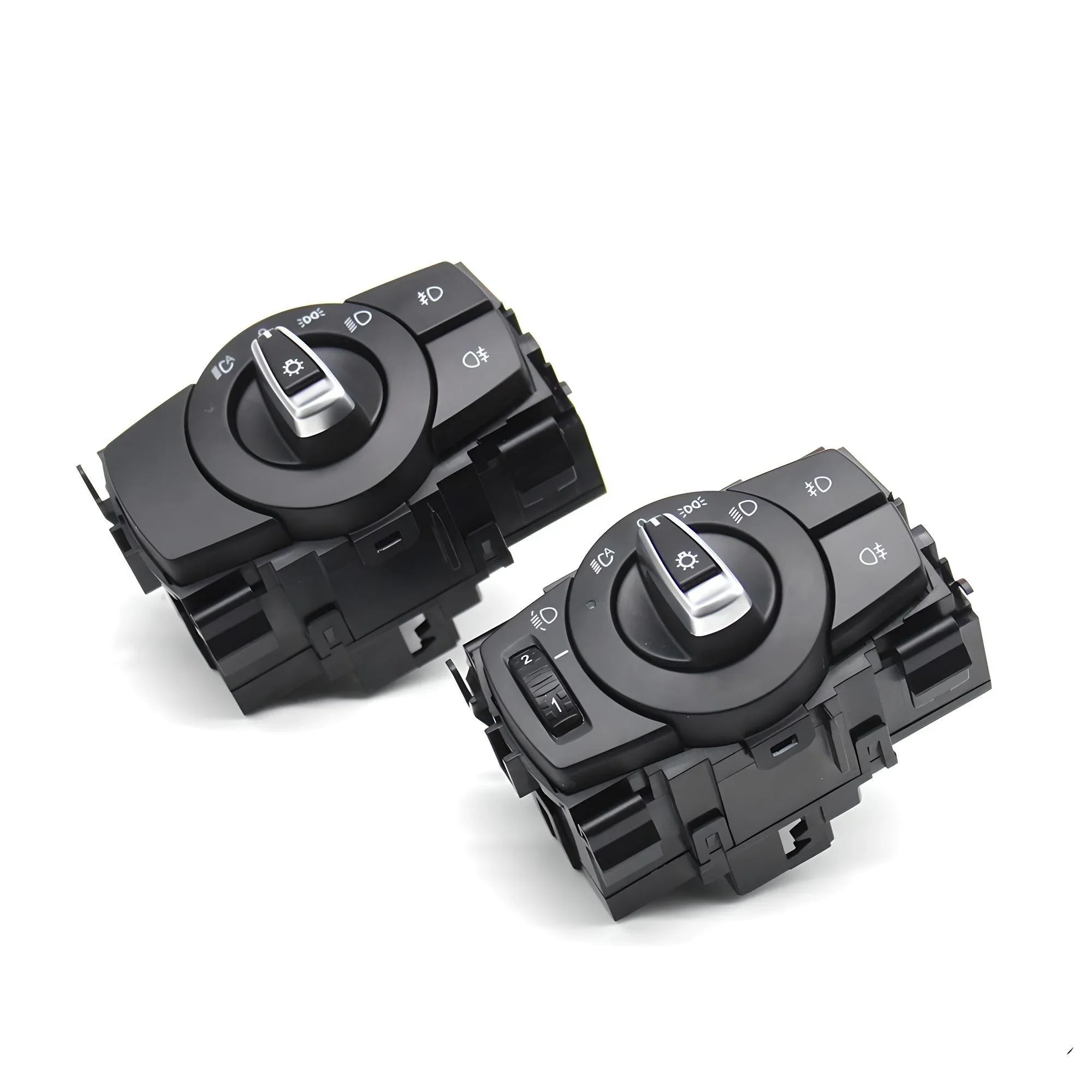 Original Headlight Switch – Black Silver – Compatible with BMW F30 F31 F32 – Interior