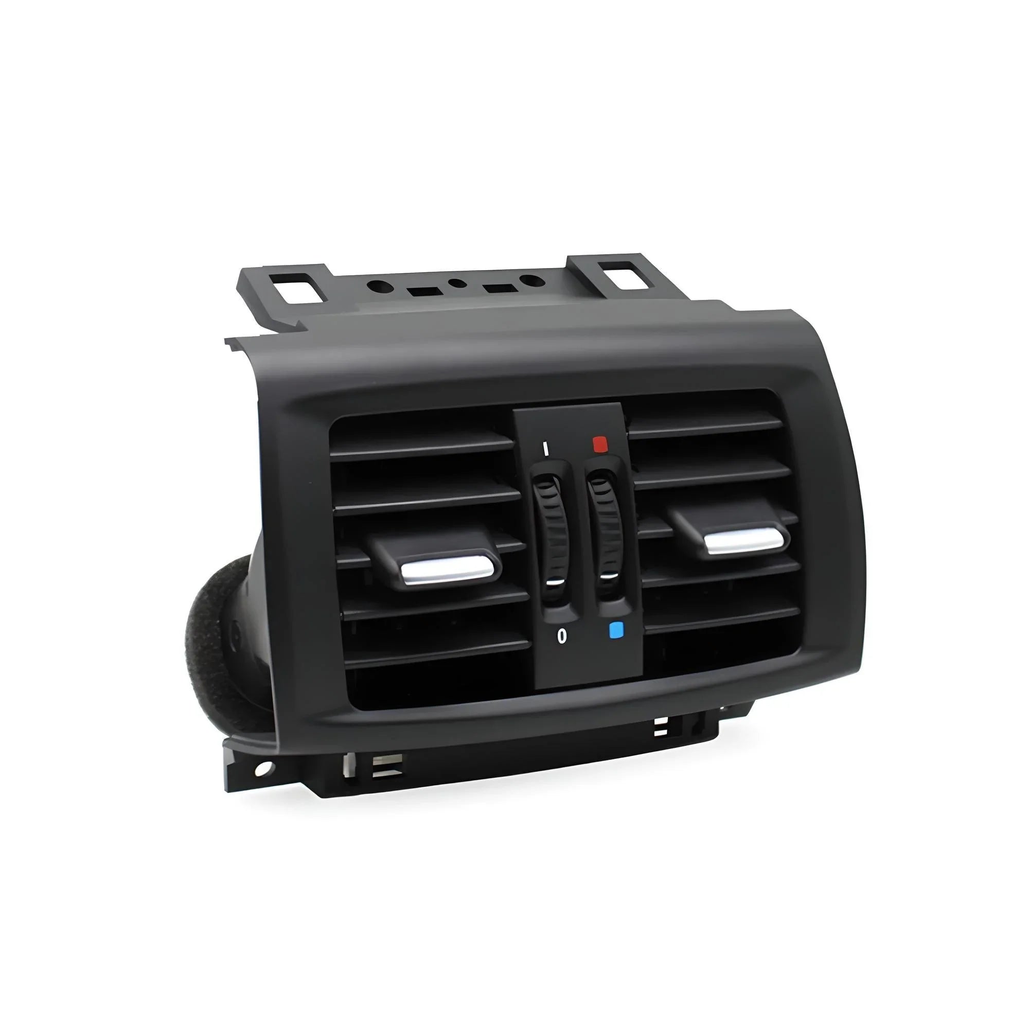 Car HVAC Air Vent – Black Finish – Compatible with BMW E46 Sedan – Front Dashboard