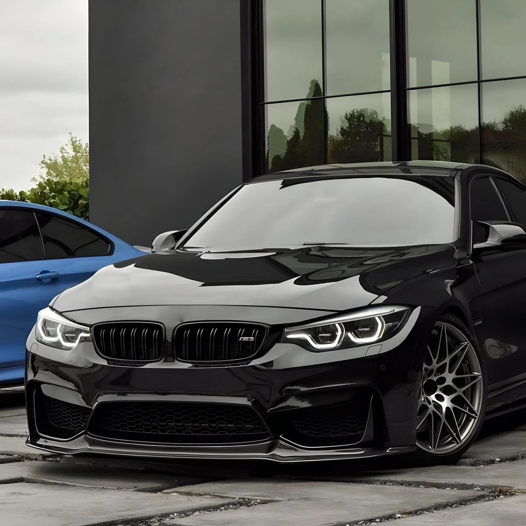 BMW M3 Front Bumper Lip – Gloss Black – Compatible with BMW M3 F80 – Front Exterior