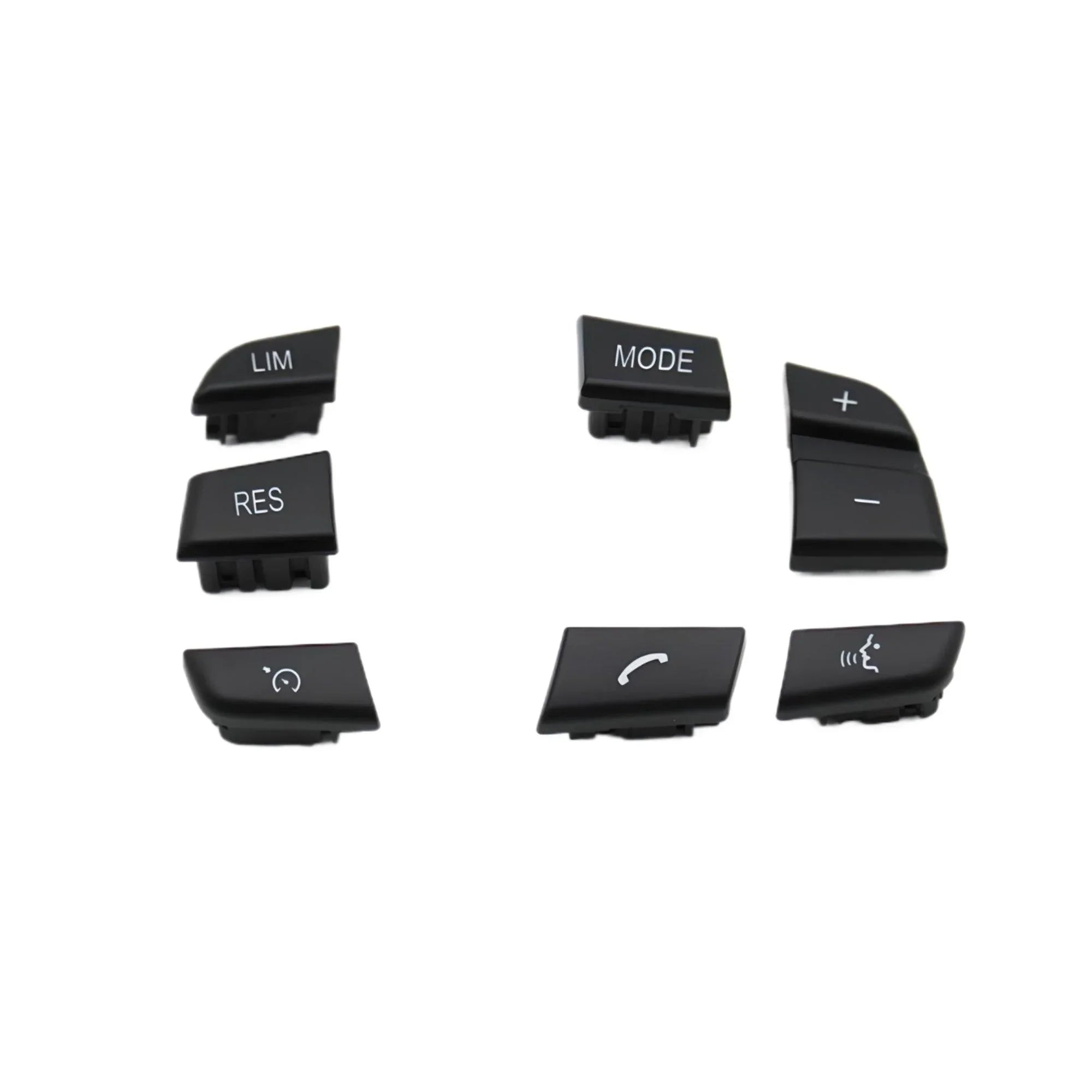 Steering Wheel Buttons Set – Black – Compatible with BMW 3 Series F30 F31 – Interior