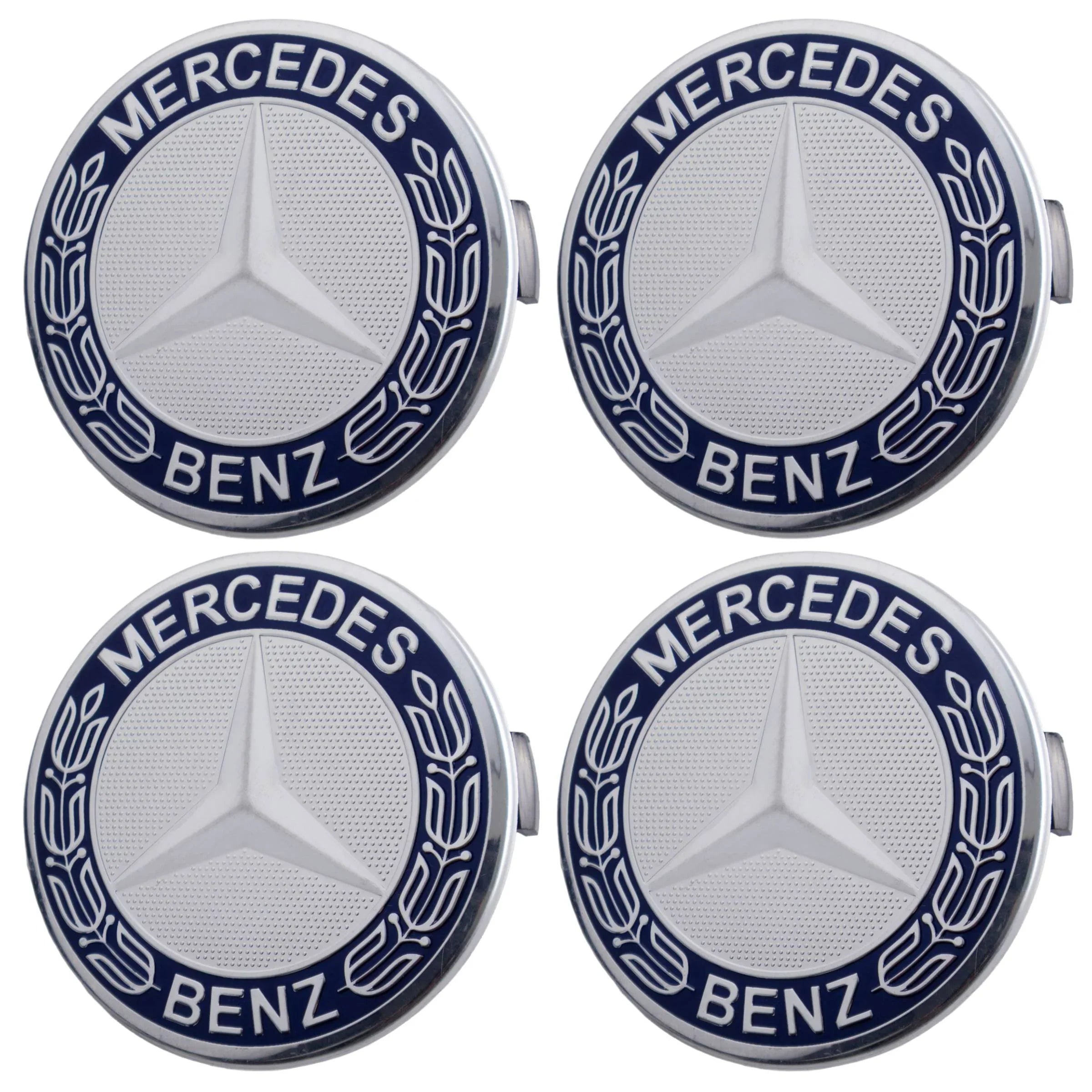 Mercedes Hub Caps | Dark Blue - Aftermarket - CIREVON
