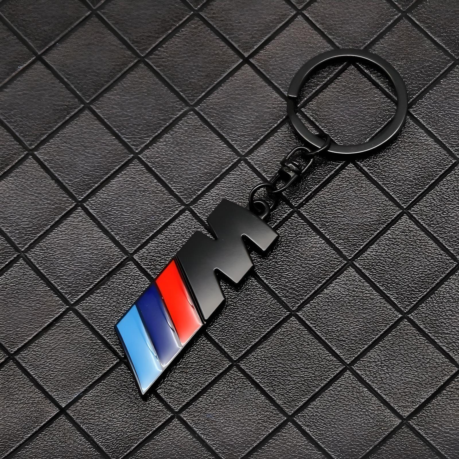 BMW M Performance Keychain – Black Finish – Compatible with BMW M Series – Exterior