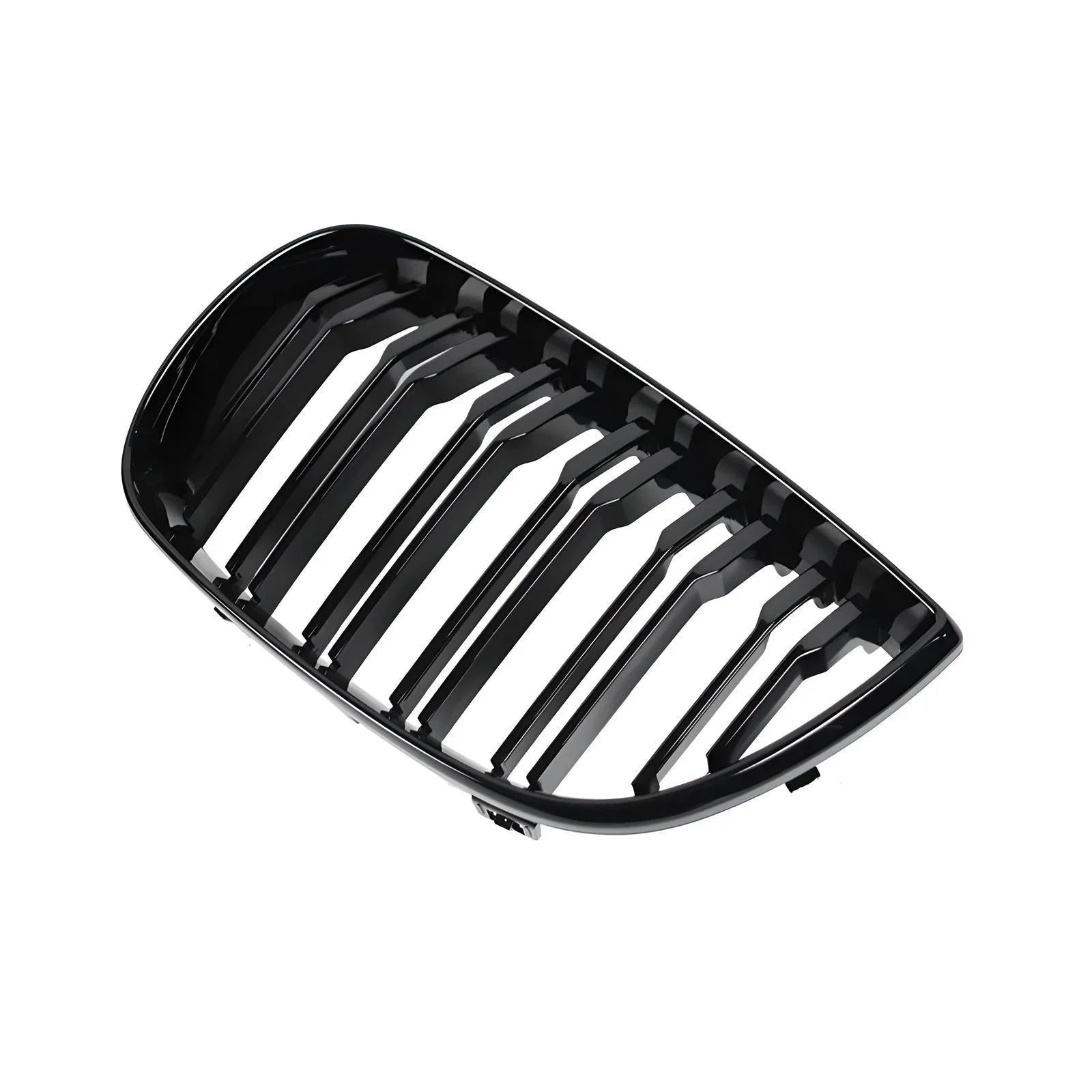 BMW Front Bumper Kidney Grill Gloss Black – Black – Compatible with BMW 1 Series F20 F21 – Front