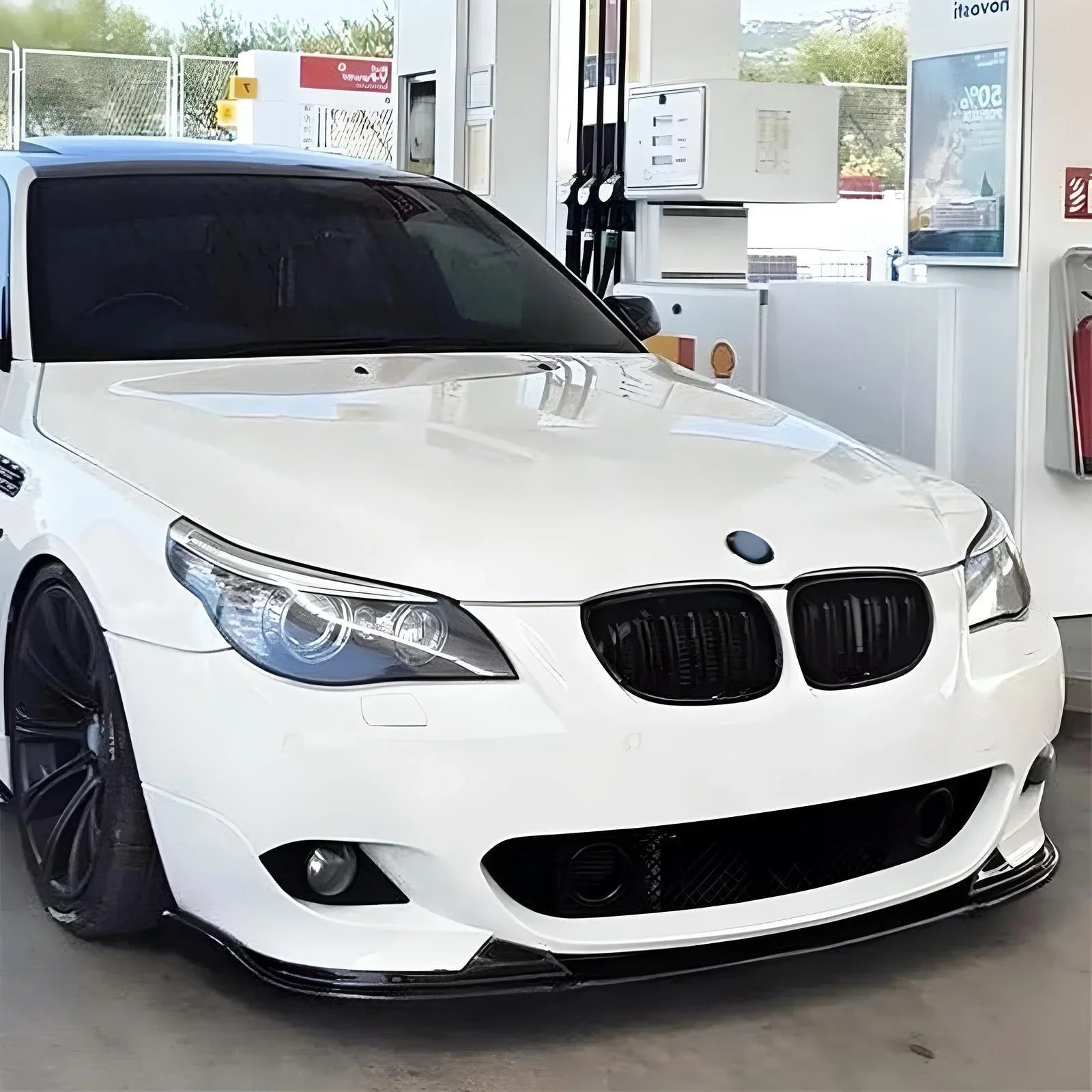BMW M5 Front Bumper Lip Splitter – Glossy Black – Compatible with BMW M5 – Front Exterior