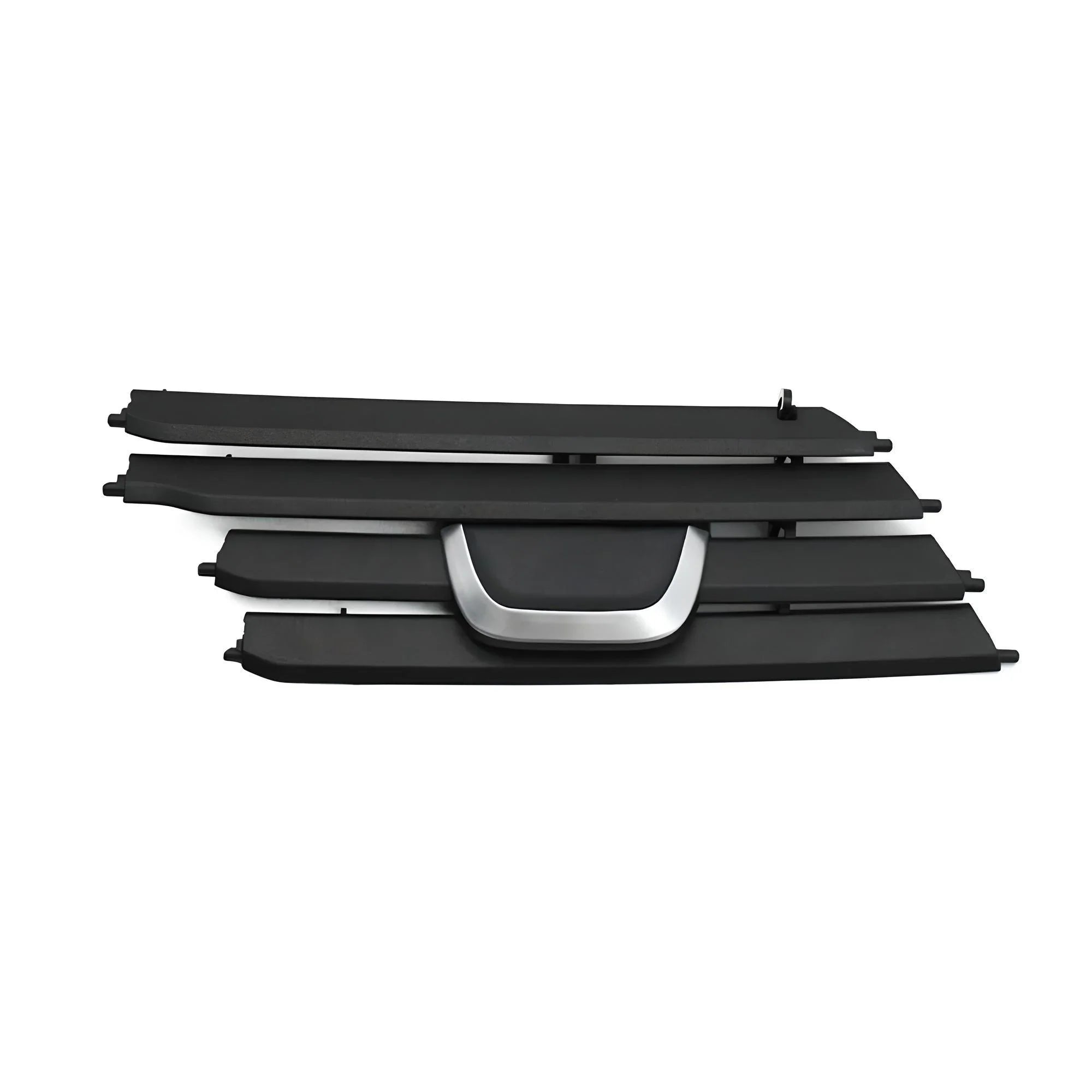 Front Grille Cover – Black Matte with Silver Accent – Compatible with BMW X5 E53 – Front Exterior