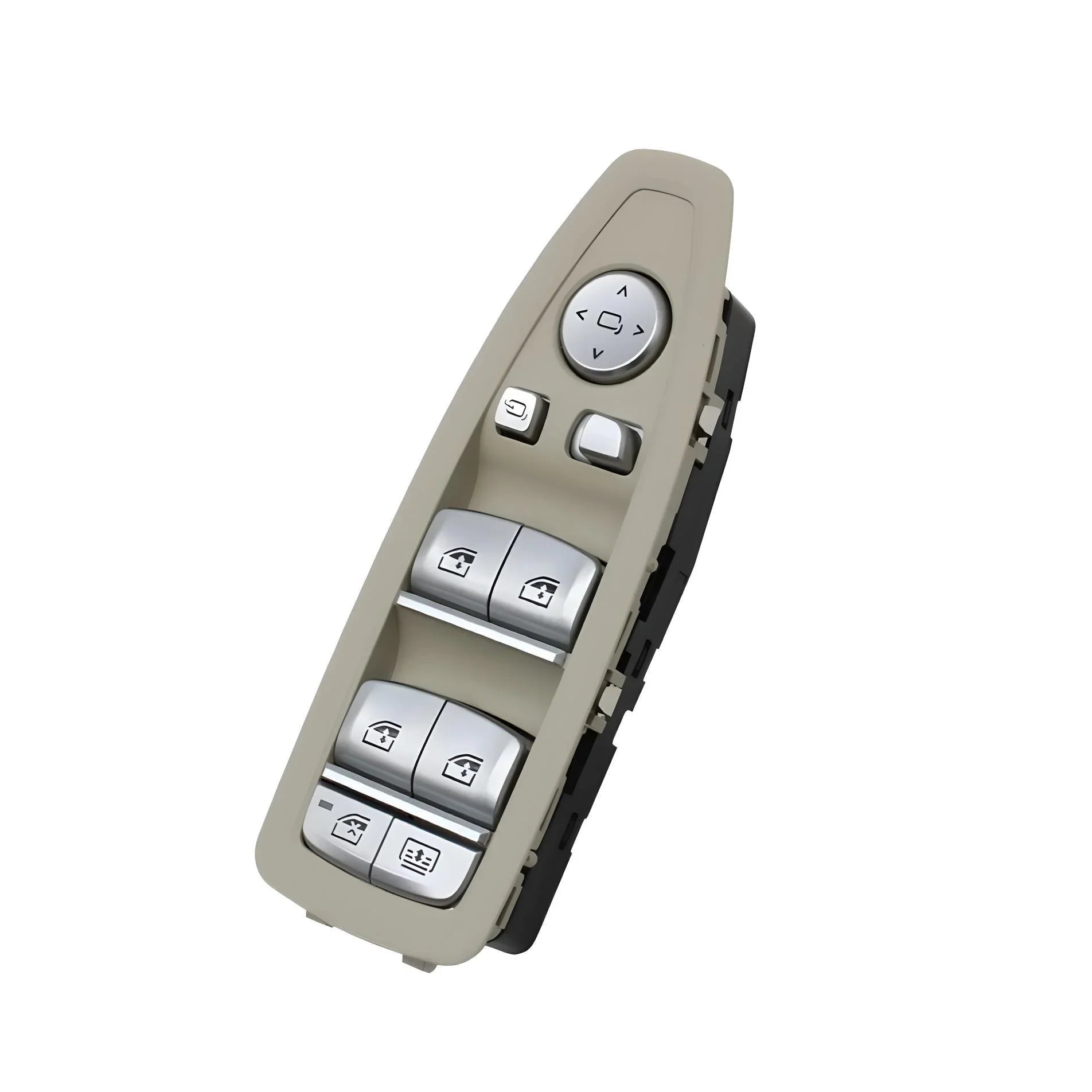 Window Control Switch – Beige – Compatible with BMW E70 X5 – Front Door Panel