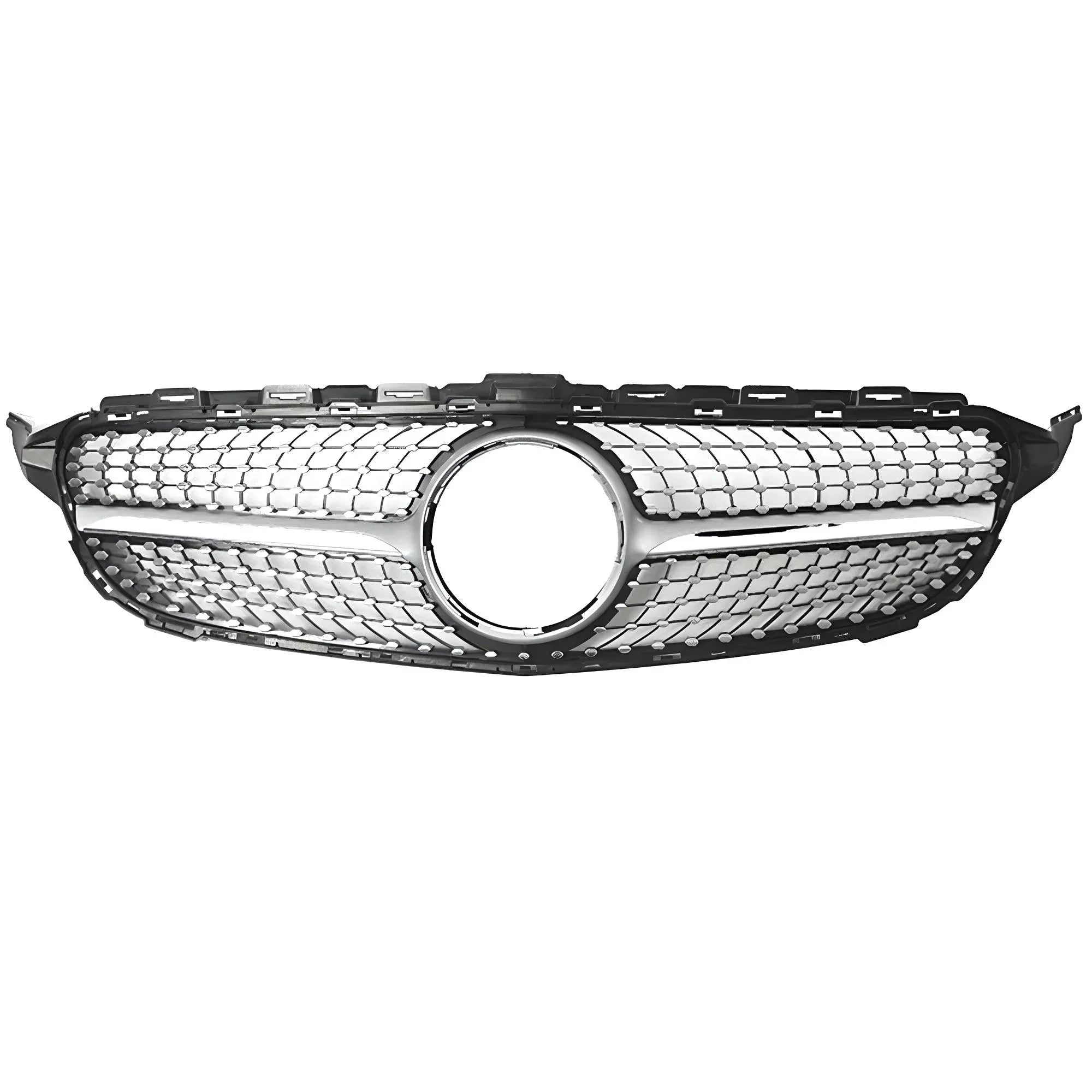 Mercedes Front Grille | C Class (2015 - 2018) Diamond - Aftermarket - CIREVON