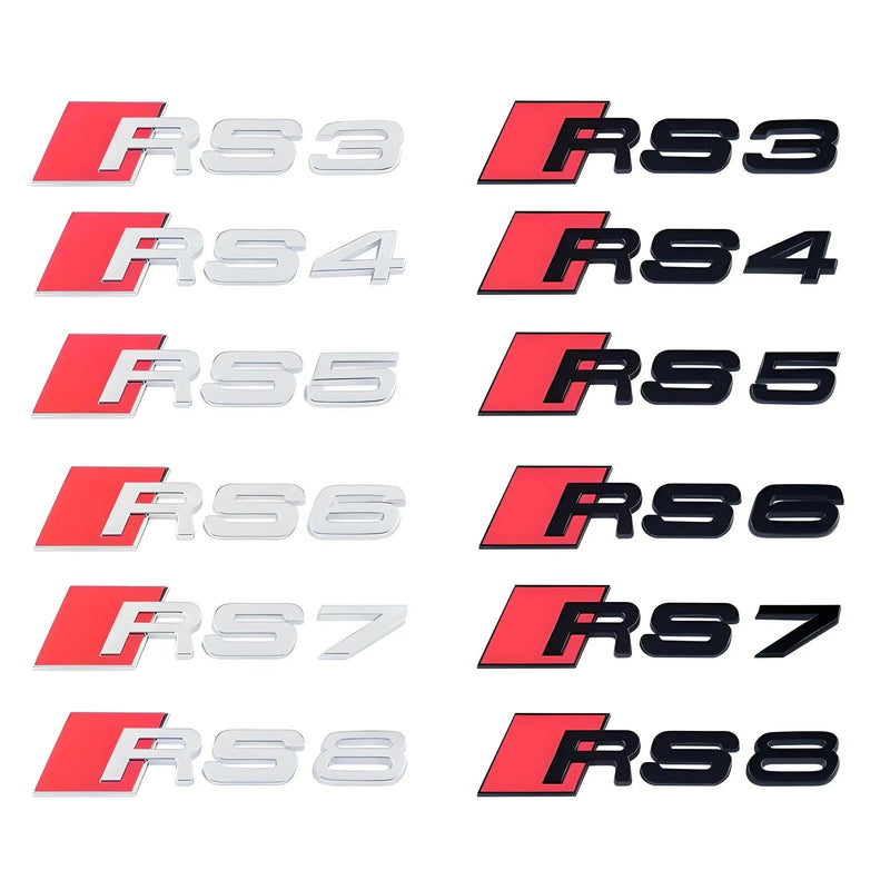 Audi Model Emblems