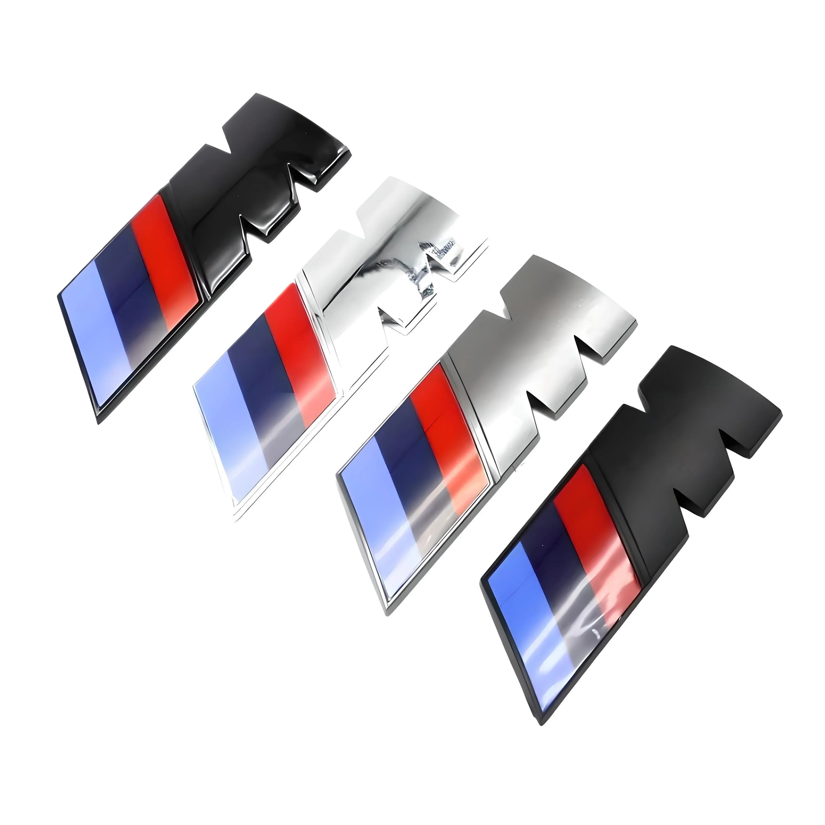 BMW M Badge Emblem – Multicolor – Compatible with BMW – Exterior