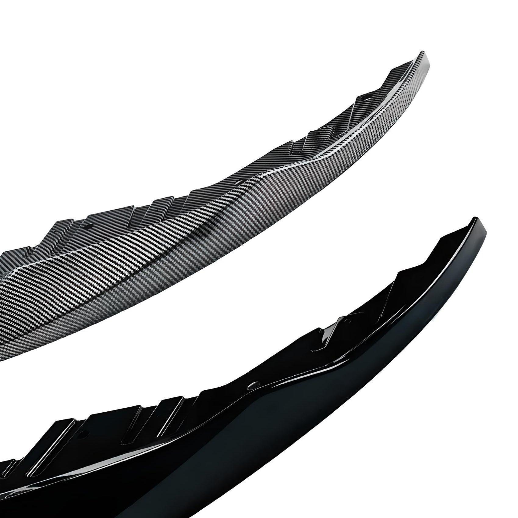Diffuser Extension Rear Bumper – Carbon Fiber Glossy Black – Compatible with BMW M3 F80 – Rear