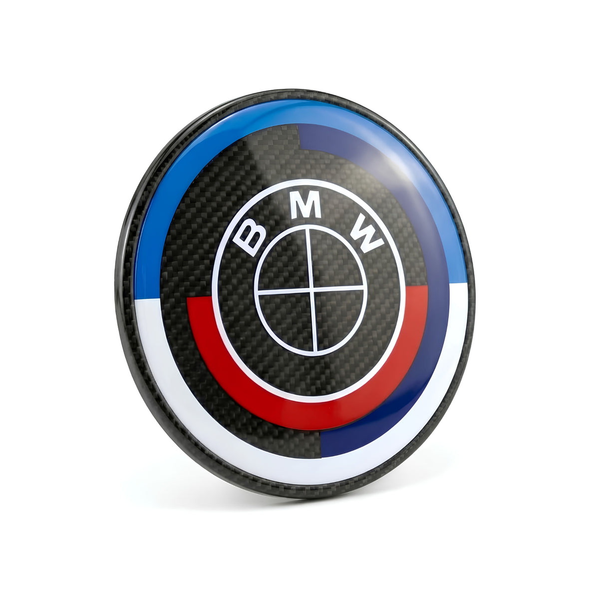 BMW 50th Anniversary Badge | Black Carbon