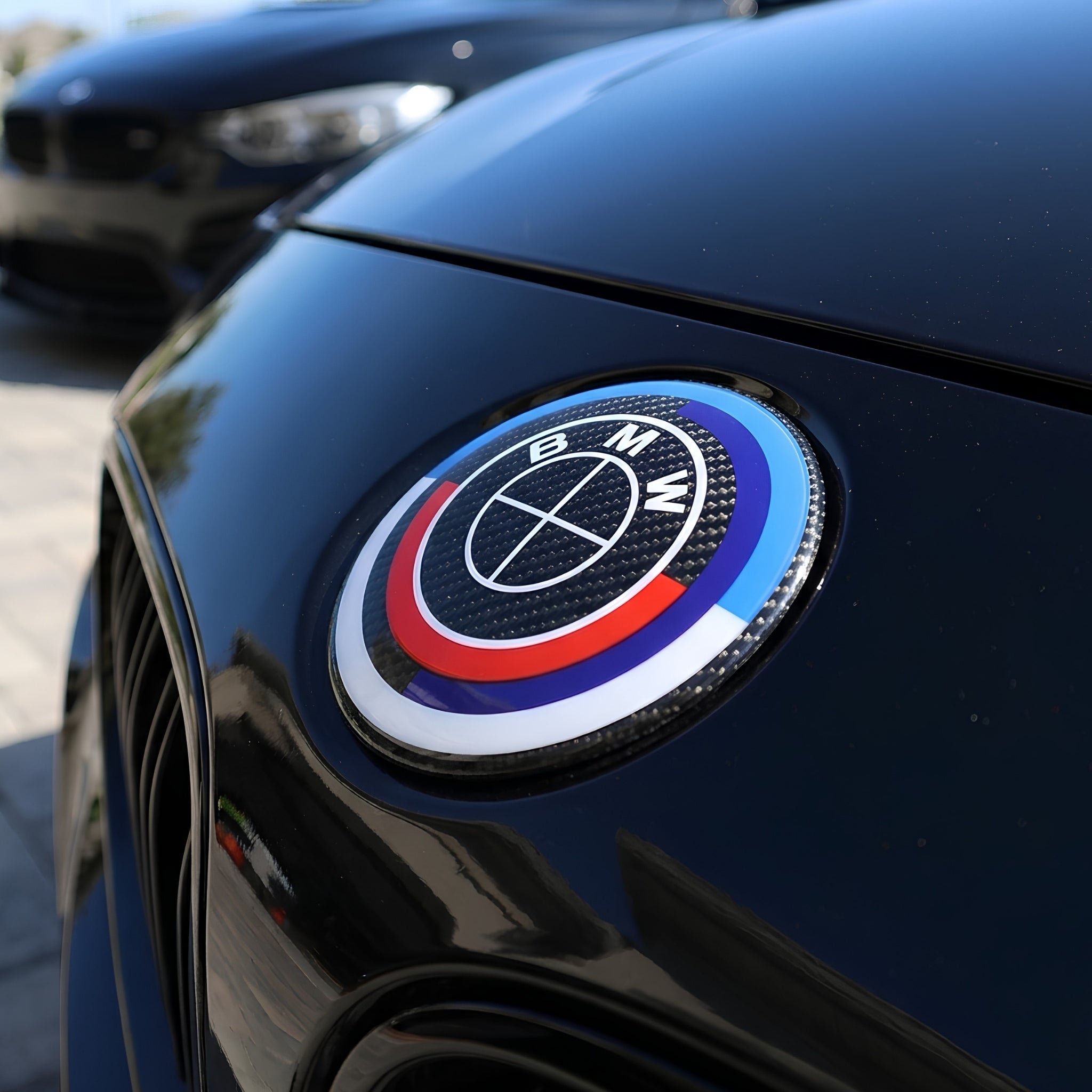 BMW 50th Anniversary Badge | Black Carbon
