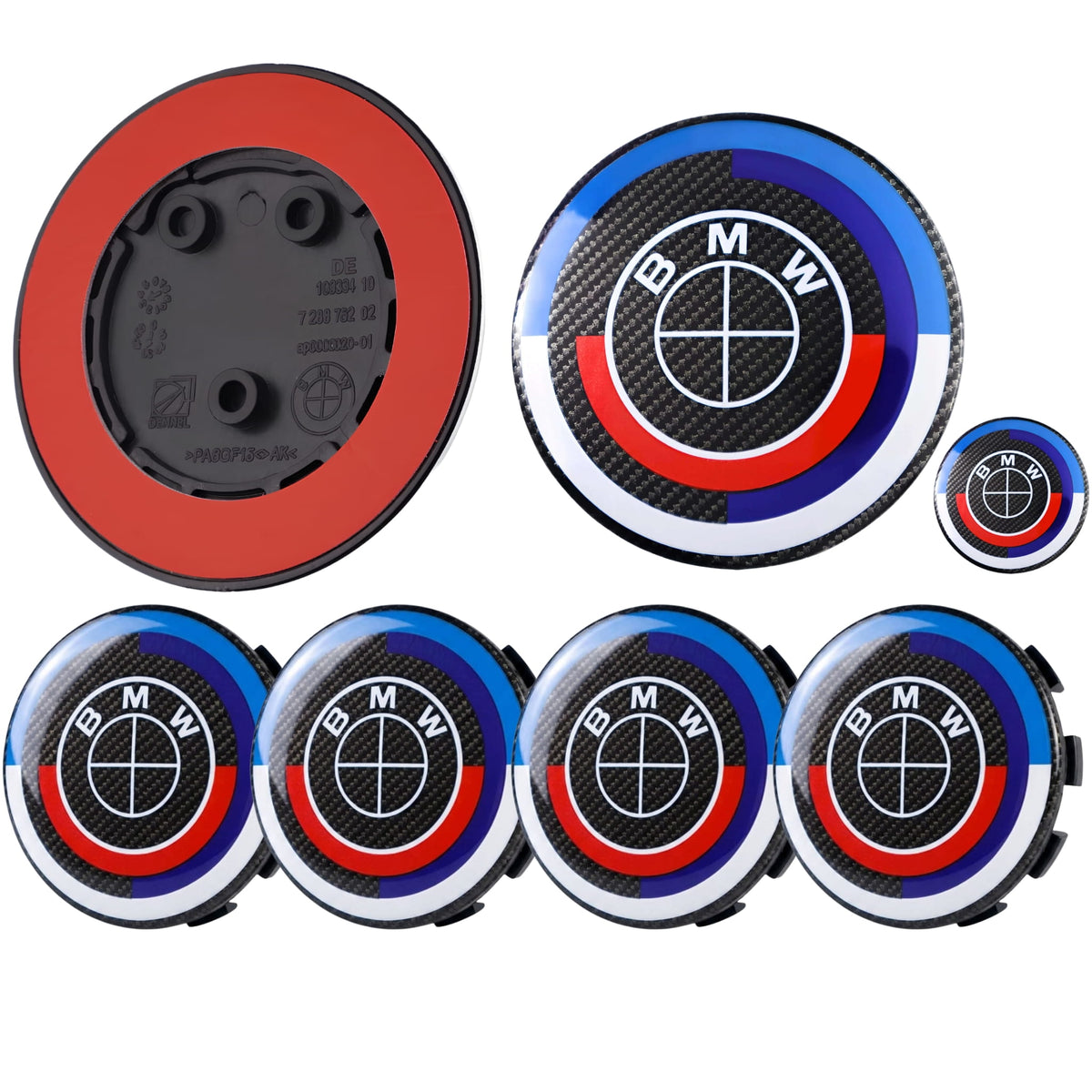 BMW 50th Anniversary Badge | Black Carbon