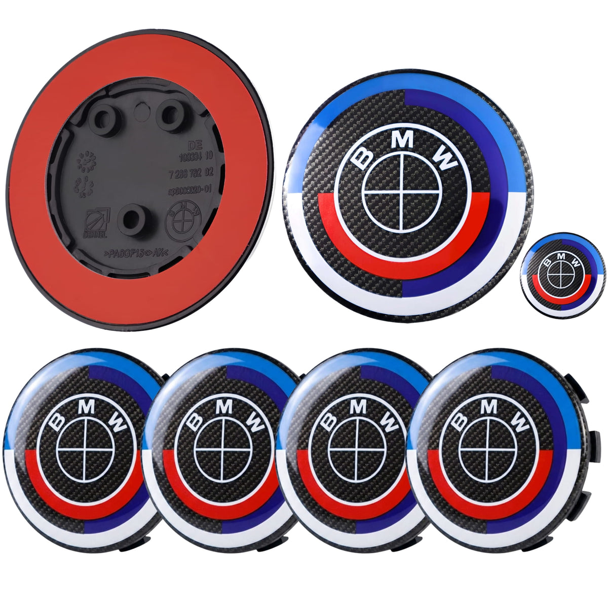 BMW 50th Anniversary Badge | Black Carbon