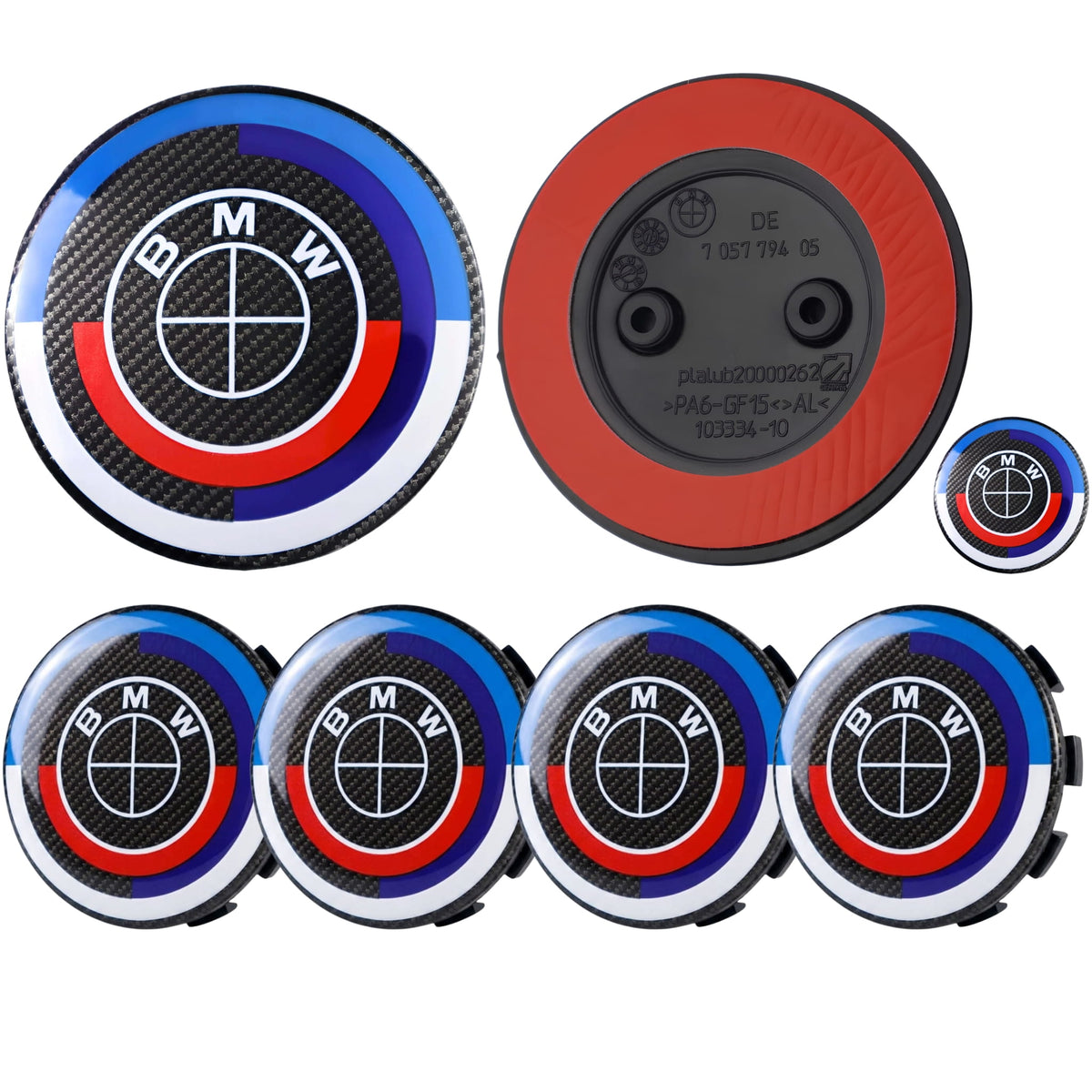 BMW 50th Anniversary Badge | Black Carbon