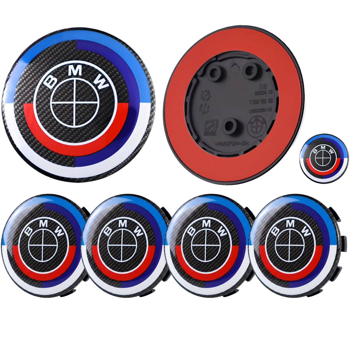 BMW 50th Anniversary Badge | Black Carbon
