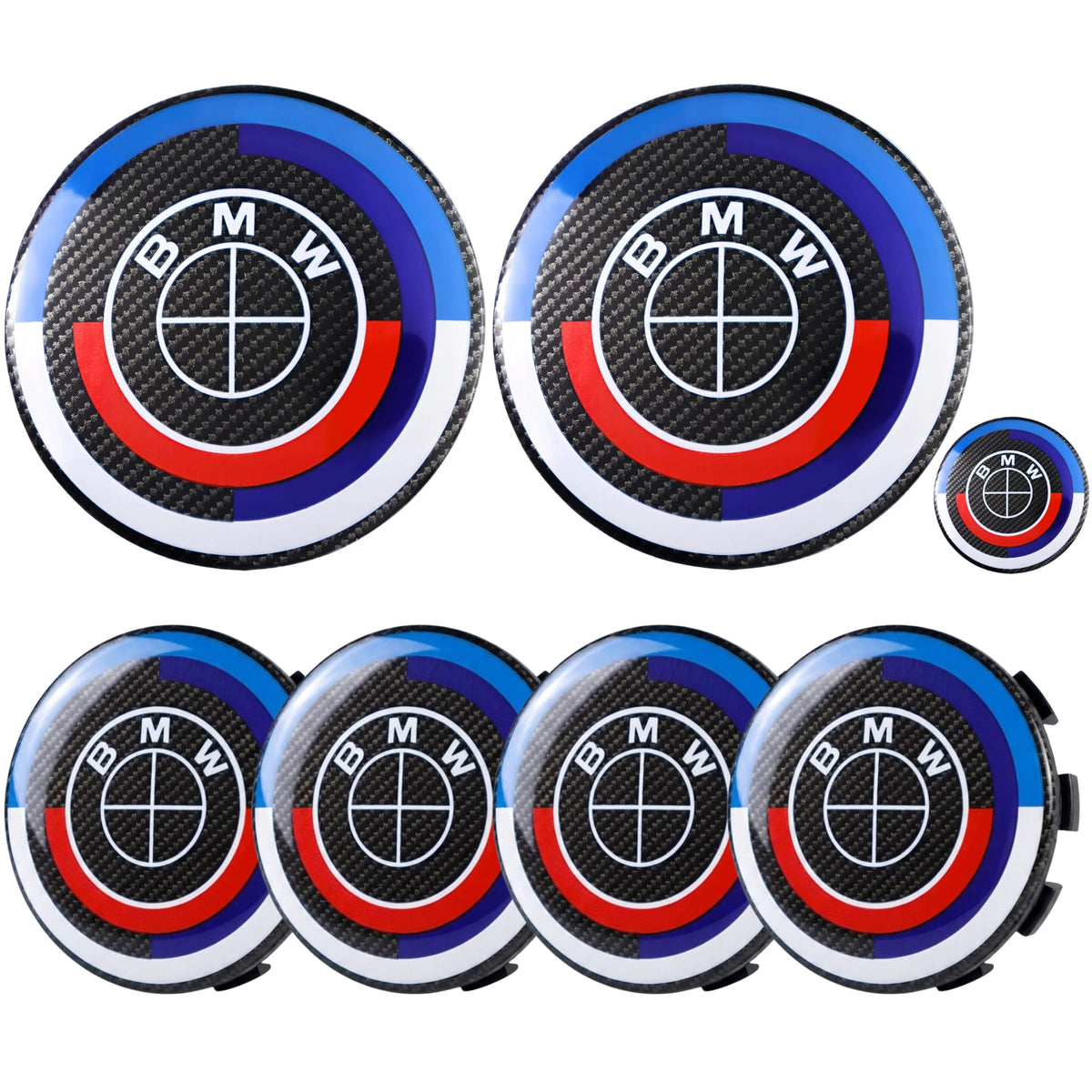 BMW 50th Anniversary Badge | Black Carbon