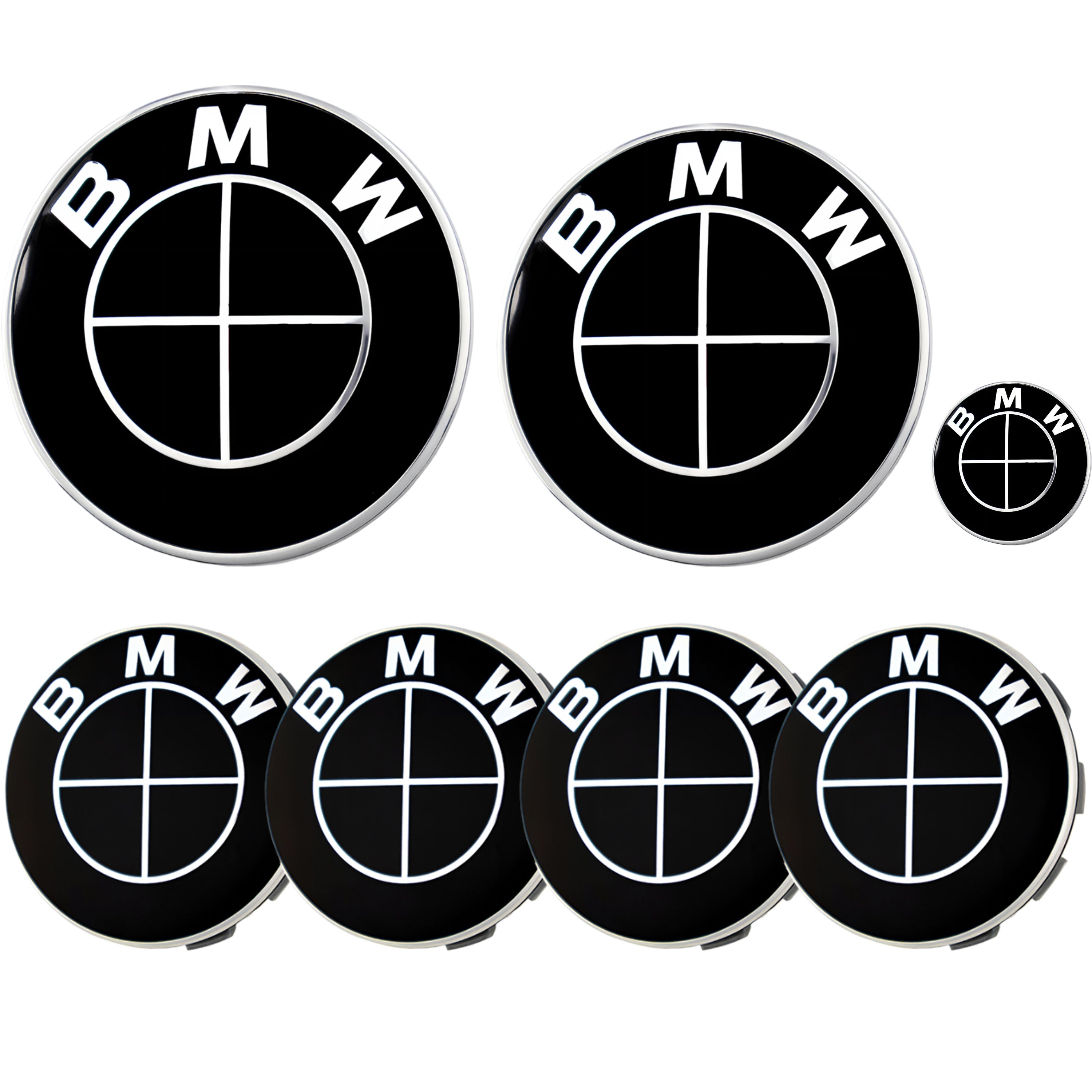 Emblem | Voll Schwarz - BMW Kompatibel