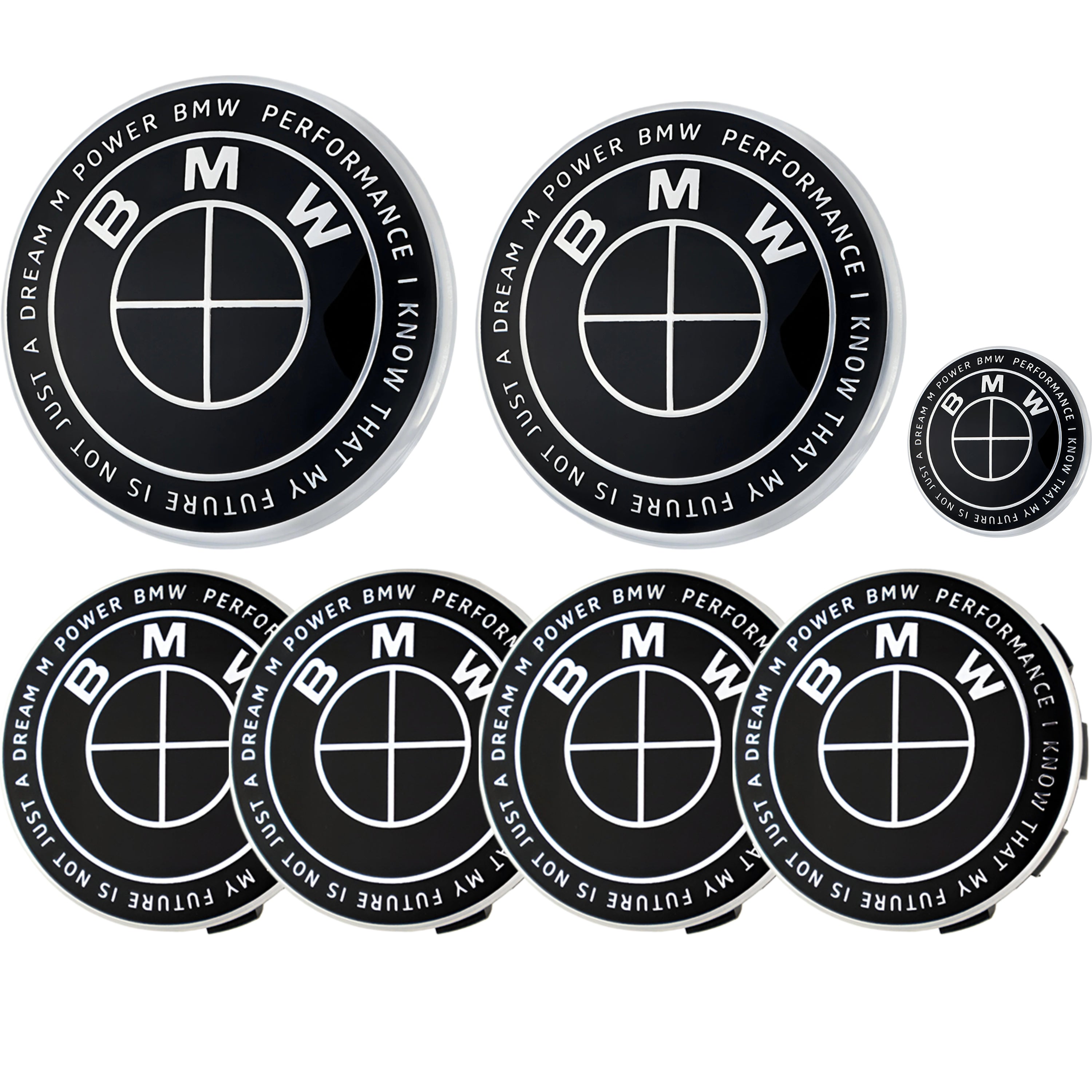 BMW Heritage Badge | Full Black