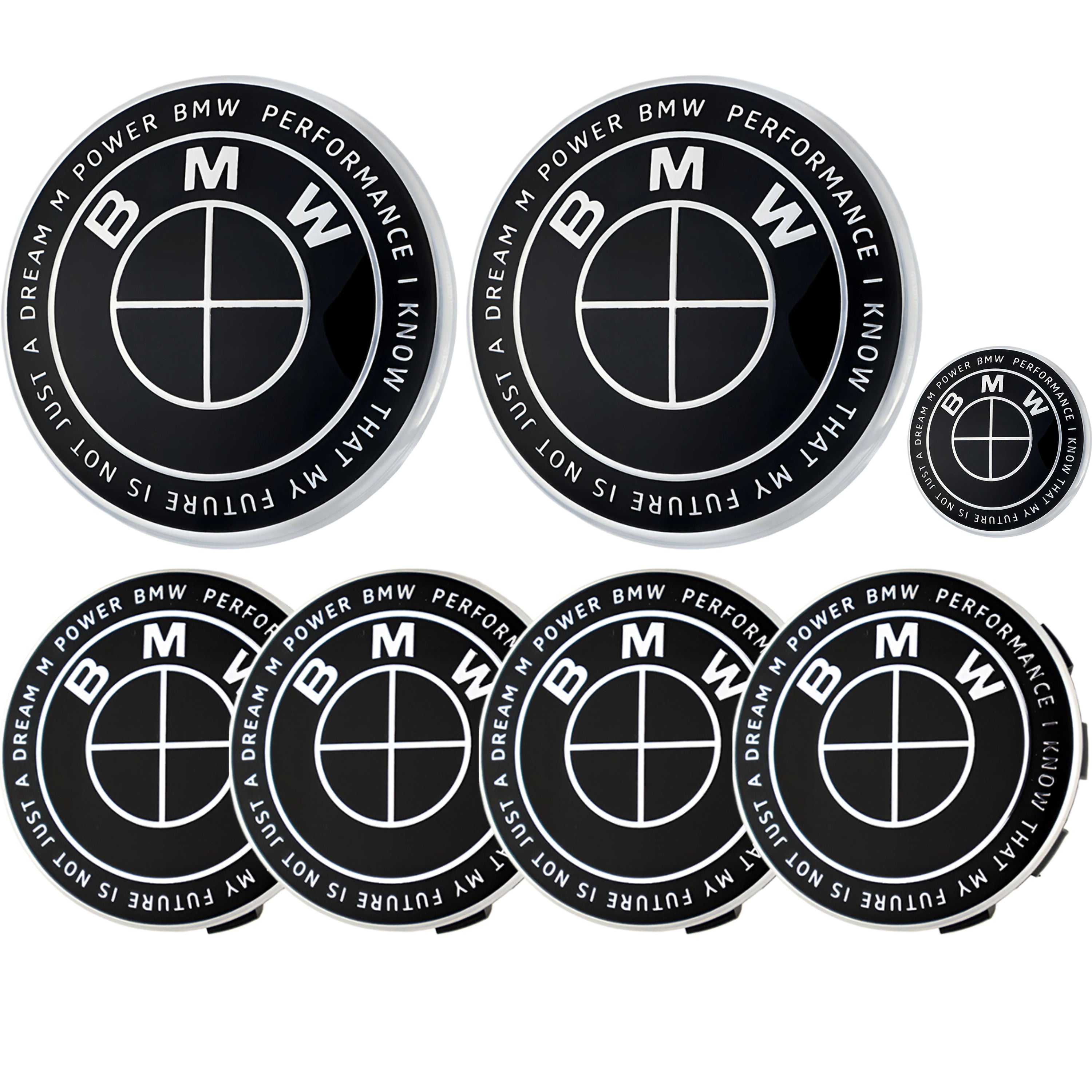 BMW Heritage Badge | Full Black