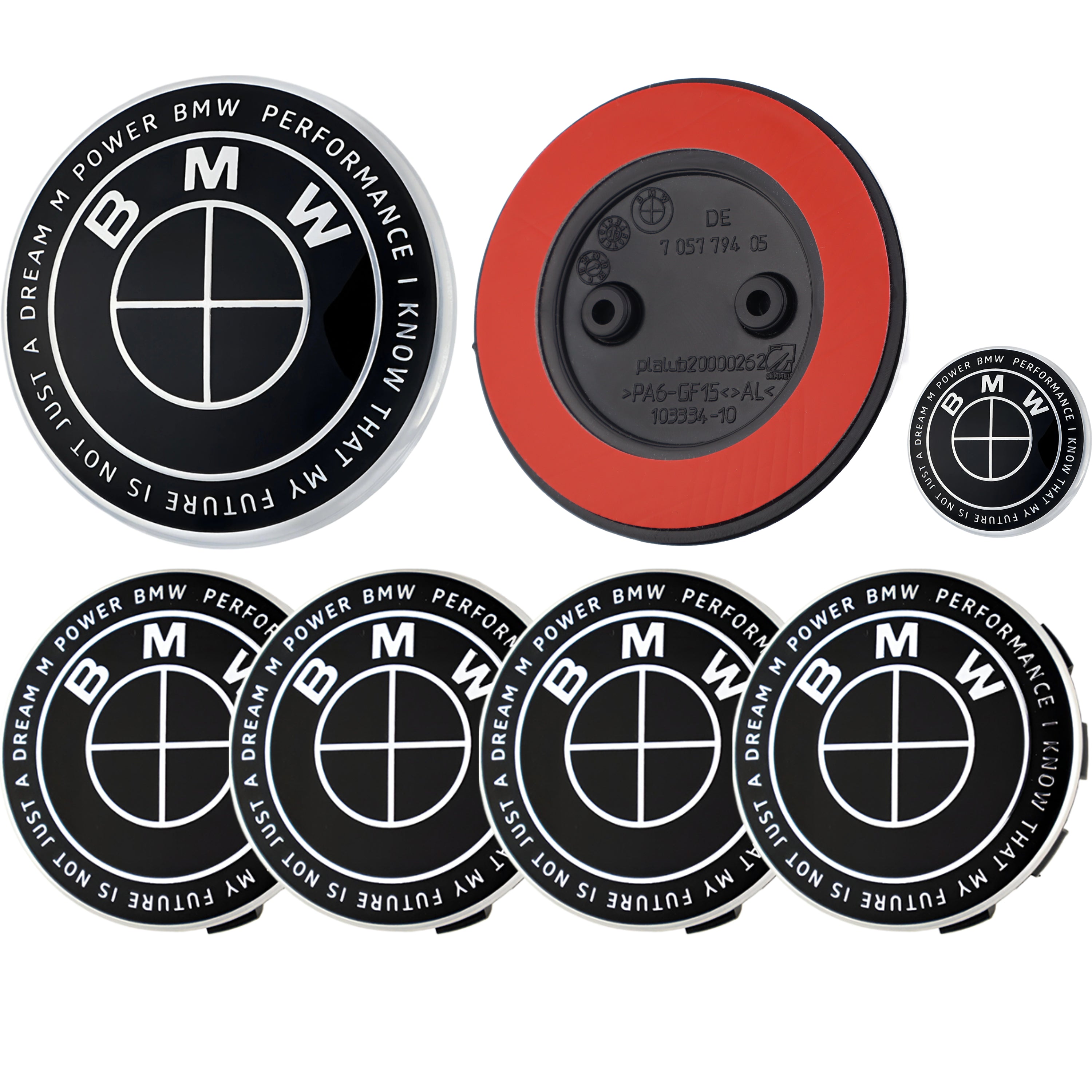 BMW Heritage Badge | Full Black