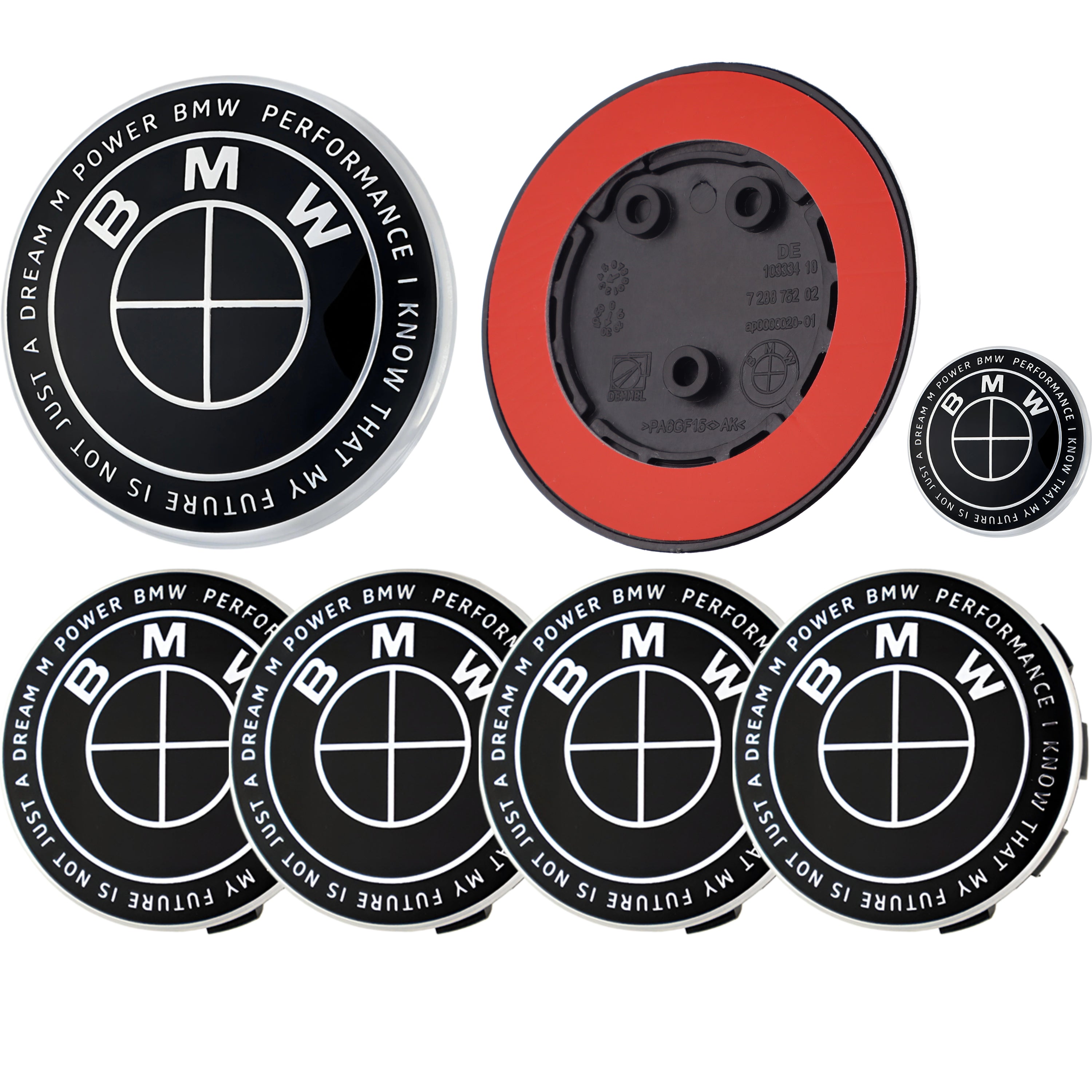 BMW Heritage Badge | Full Black