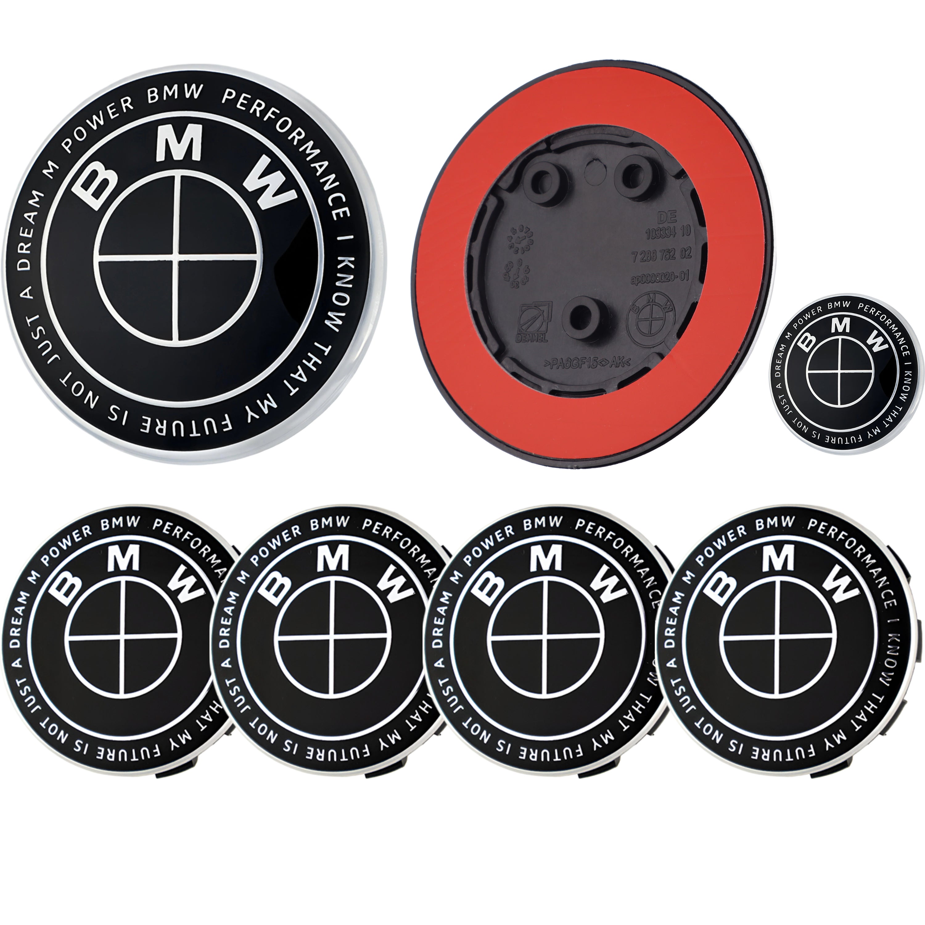 BMW Heritage Badge | Full Black