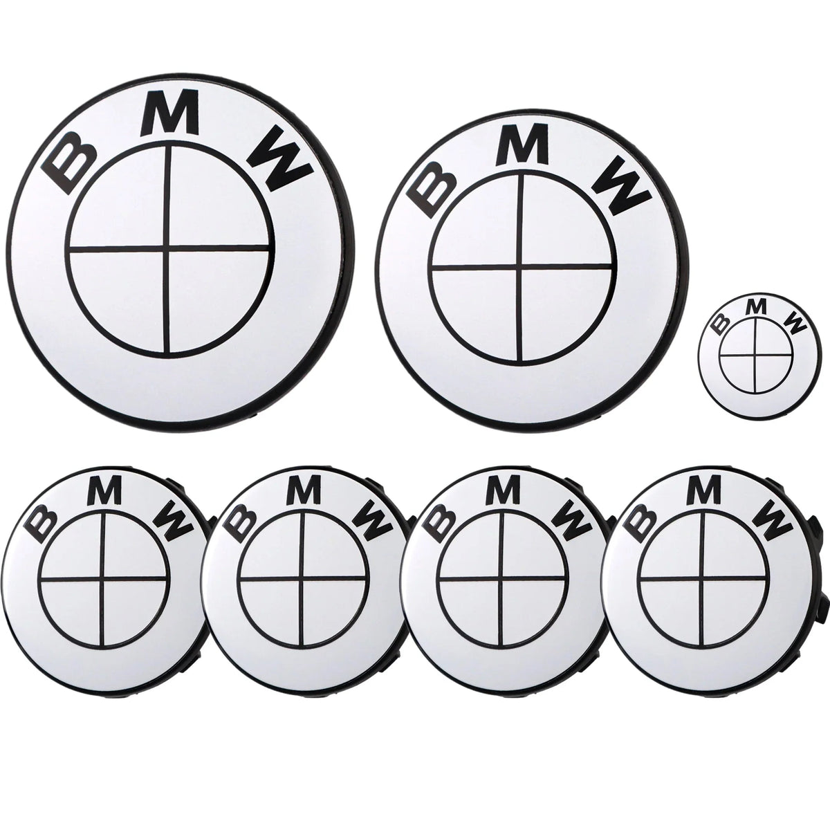 BMW Badge | Gloss White