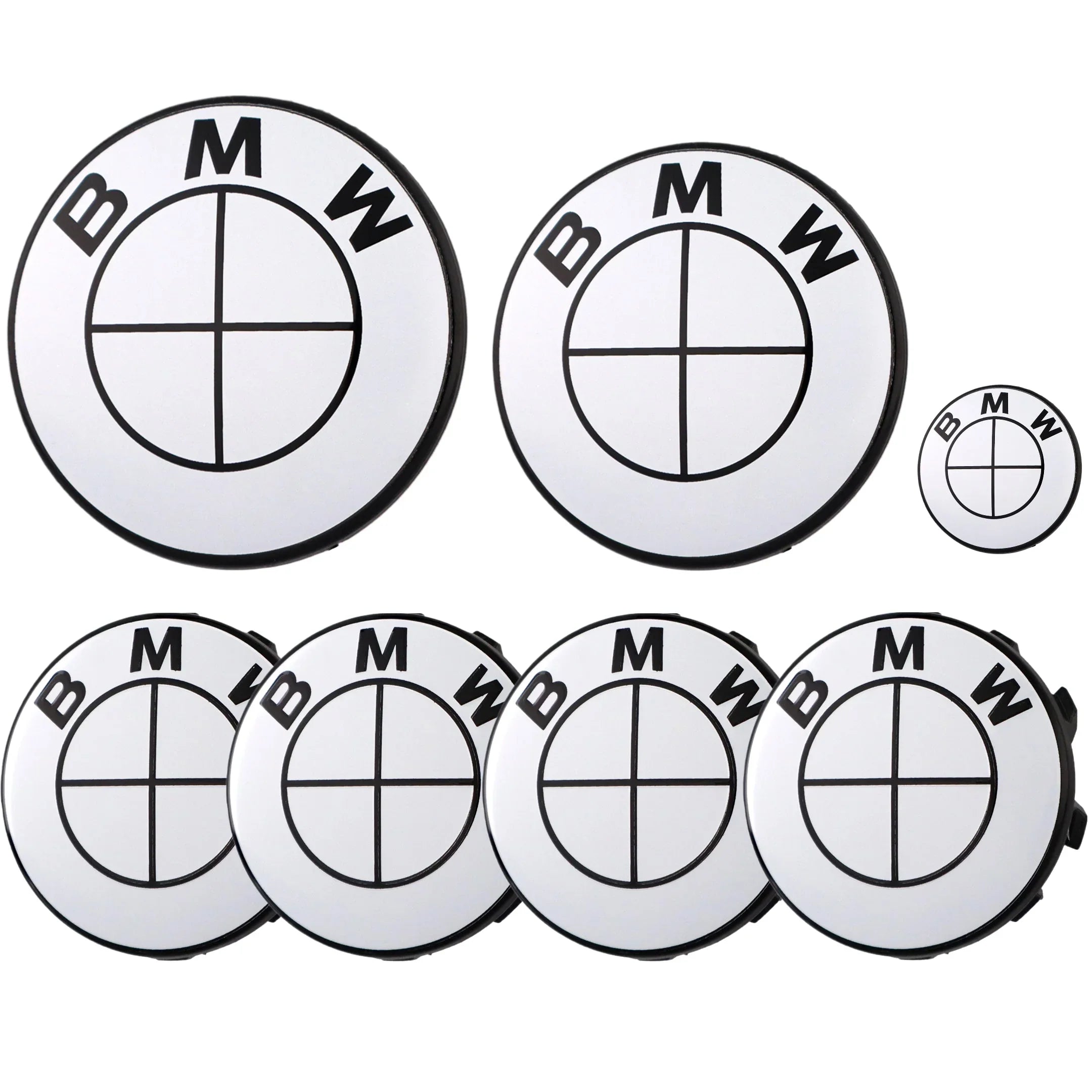 Emblem | Glänzendes Weiß - BMW Kompatibel