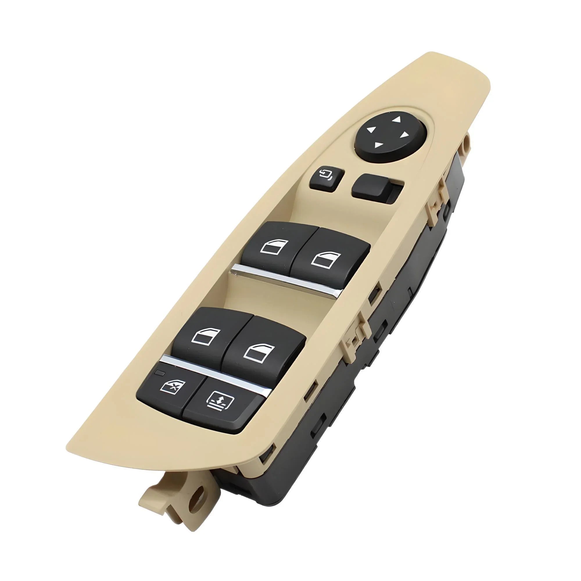 Window Control Switch Panel – Beige – Compatible with BMW E70 X5 – Front