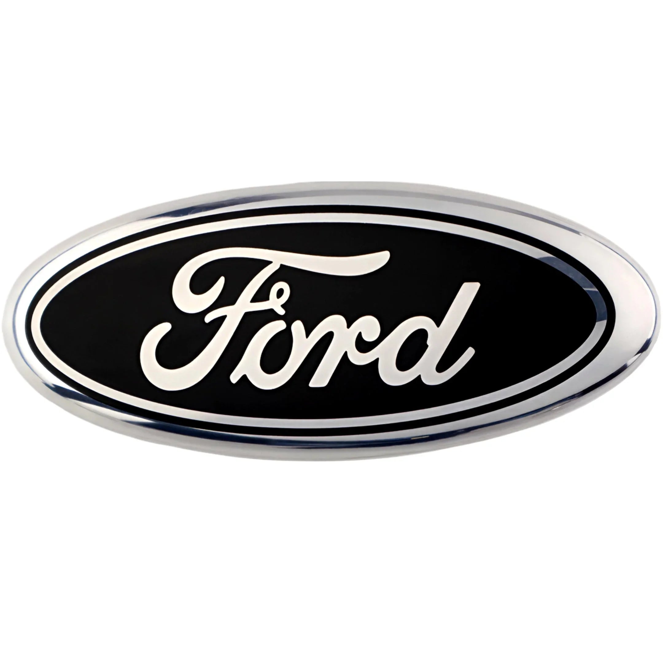 Ford Emblem Überzug | Silber Schwarz