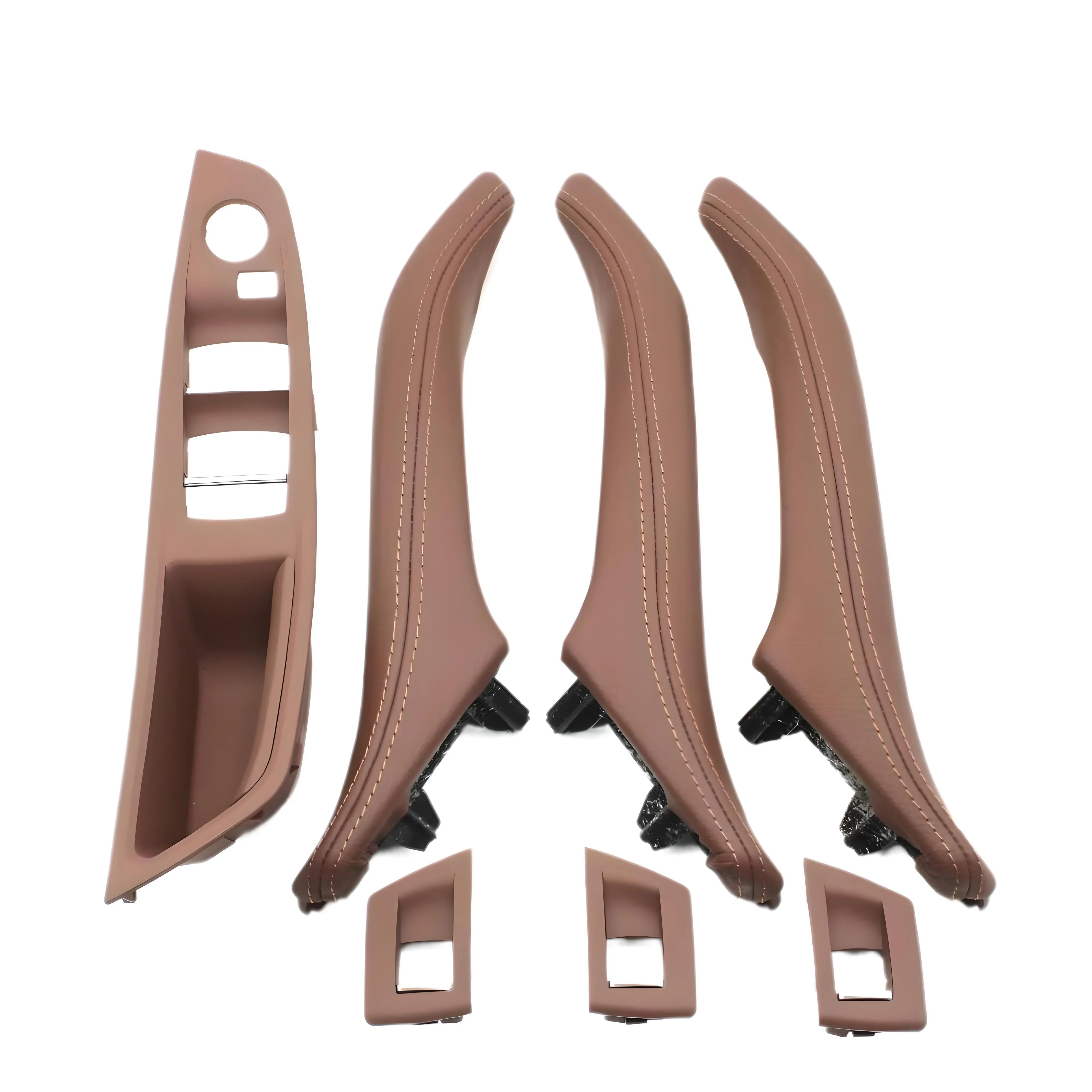 CHangpane – Brown Leather – Compatible with BMW 3 Series – Interior Door Handle Set