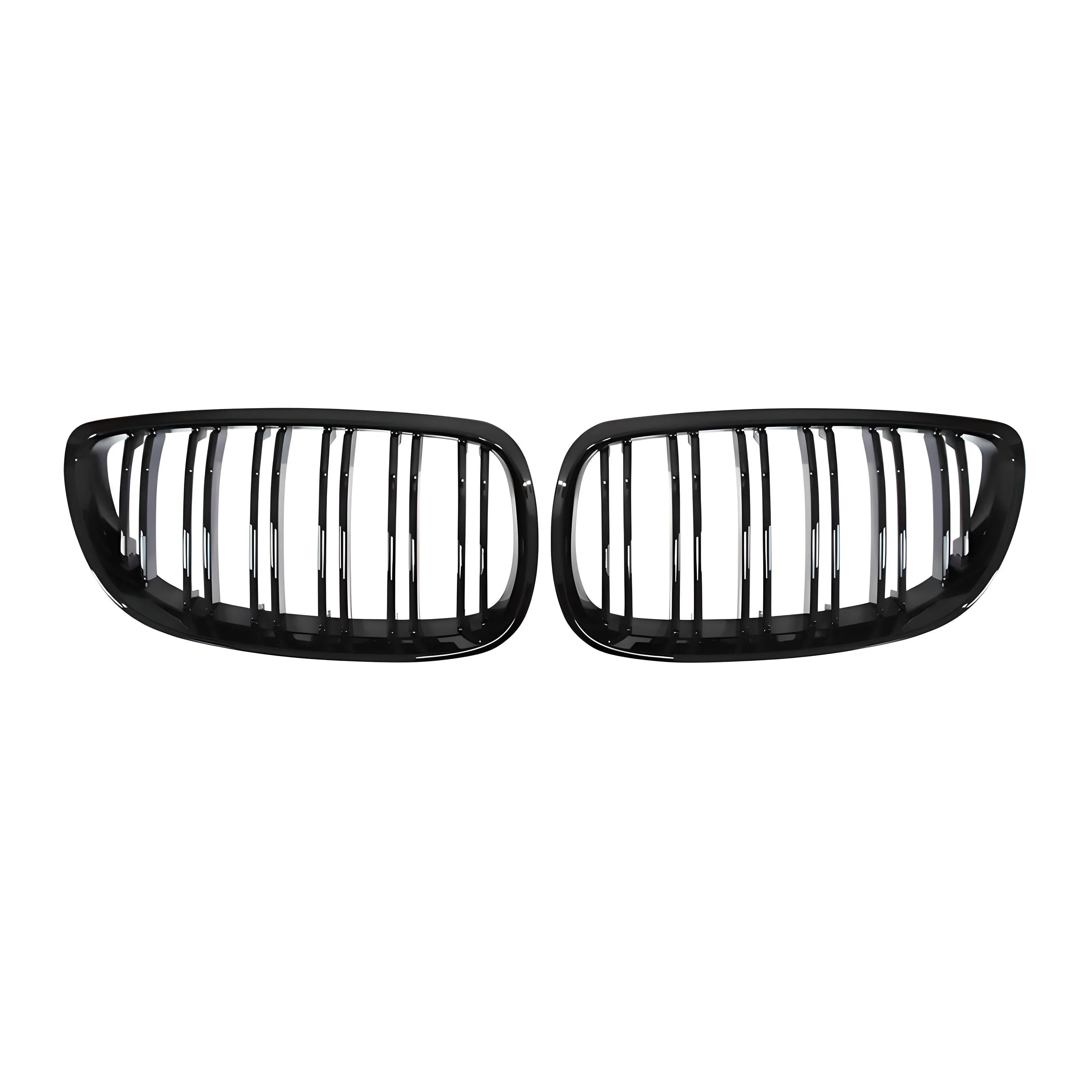 Car Front Grille Kidney Grill Trim – Gloss Black – Compatible with BMW F30 F31 3 Series – Front Exterior