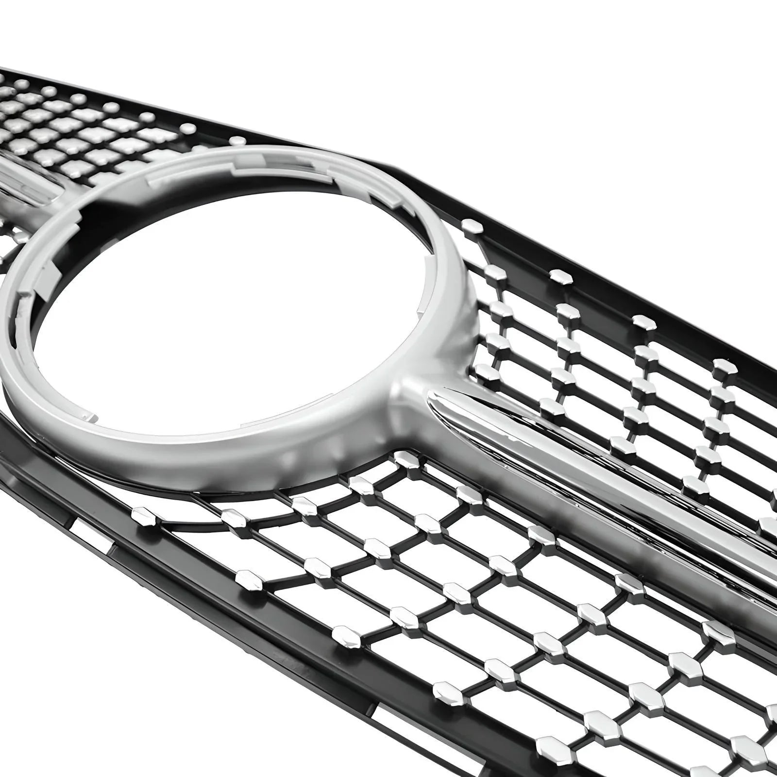 Mercedes Front Grille | C Class (2007 - 2014) Diamond - Aftermarket - CIREVON