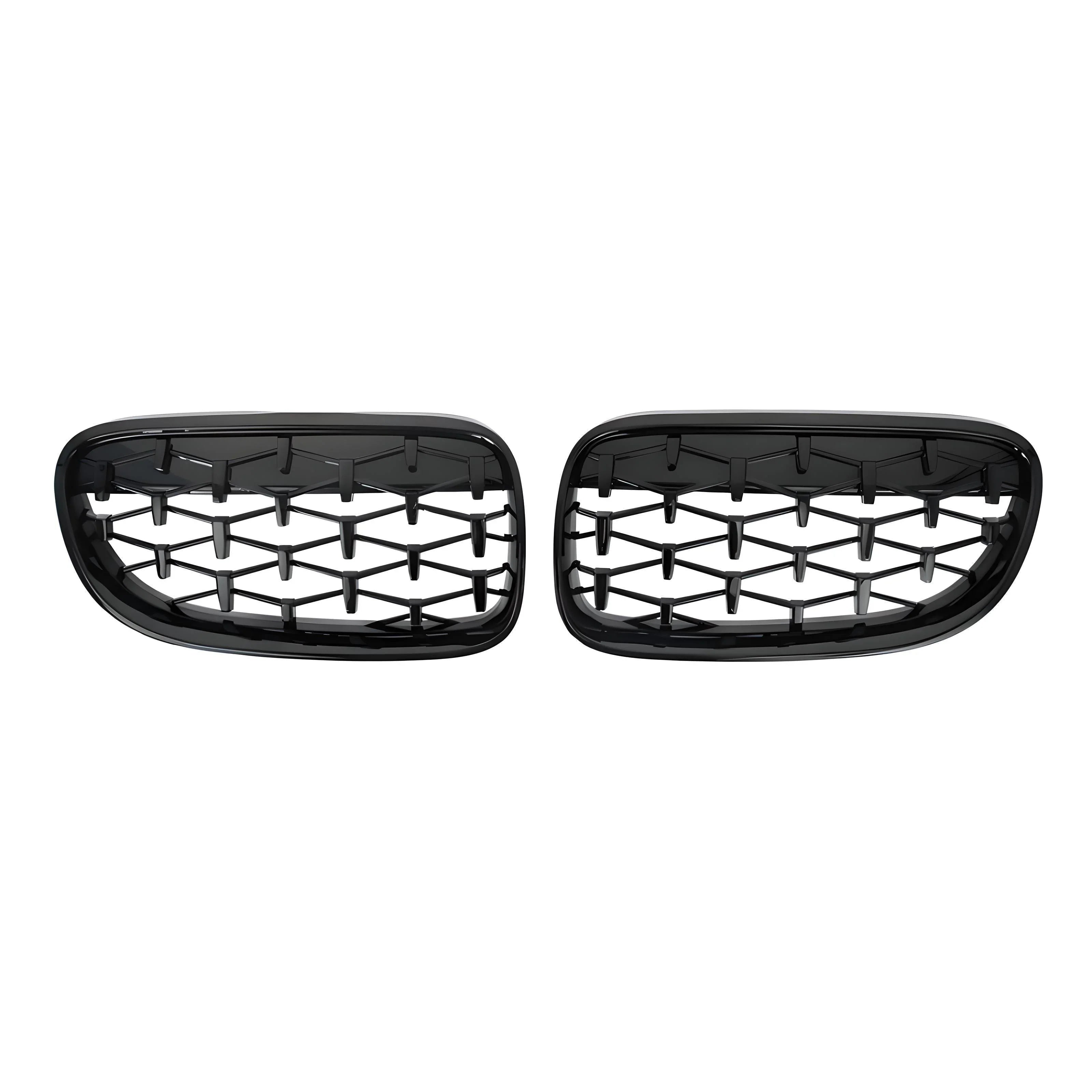 Kidney Grille Pair – Black Gloss – Compatible with BMW Front